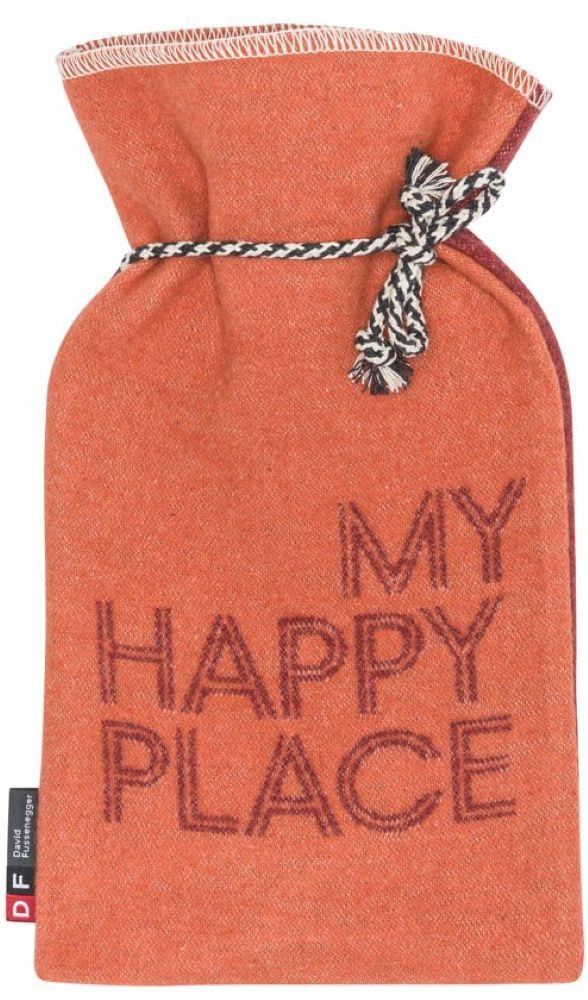 DAVID FUSSENEGGER Wärmflasche 'my happy place' 2L 21 x 38 cm