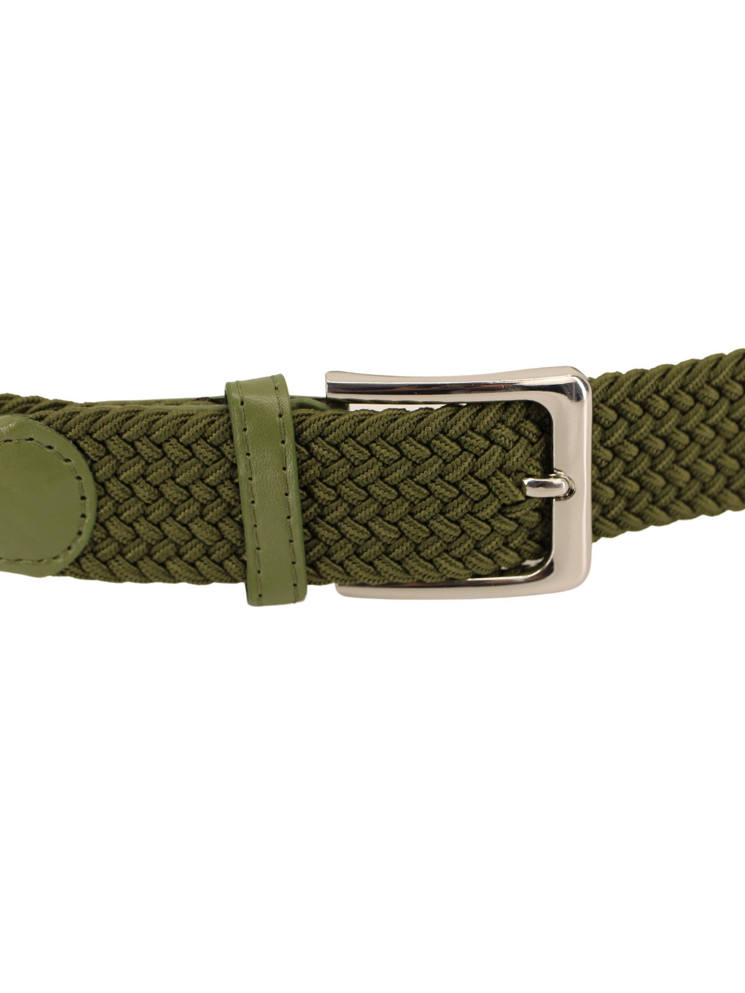 Adel Accessoires Flechtgürtel Unisex Flechtgürtel – Elastisch, 3,5 cm breit, in 15 Farben Dehnbar, ohne Lochsystem, individuell verstellbar