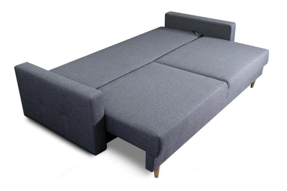 Sitzer Wohnzimmer 3 Grau JVmoebel Elegantes Stil Sofa Modern 3-Sitzer, Sofas