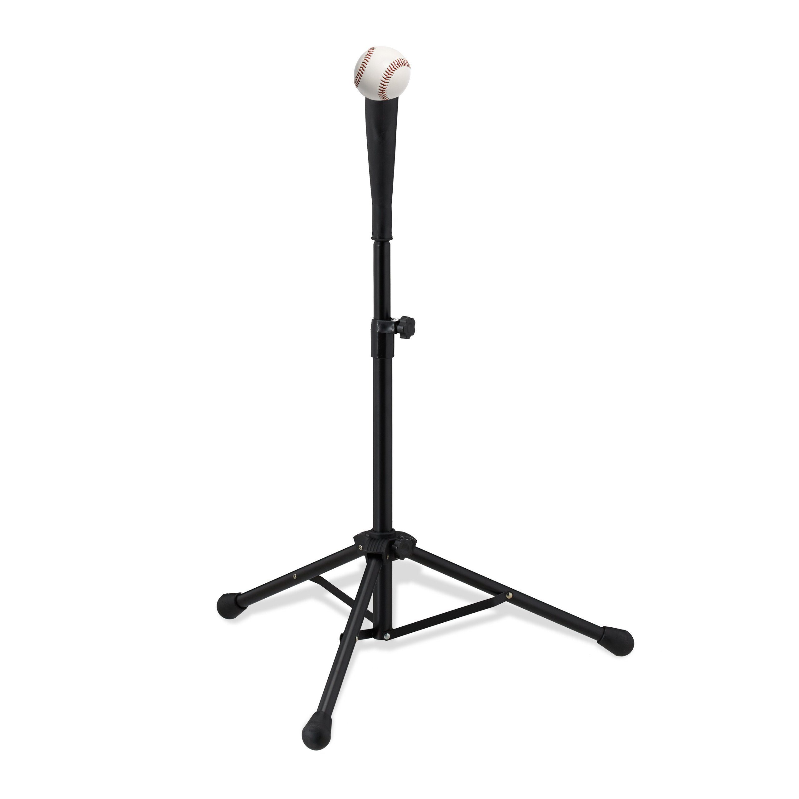 relaxdays Baseball Batting Tee Schlaghilfe Dreibeinstativ