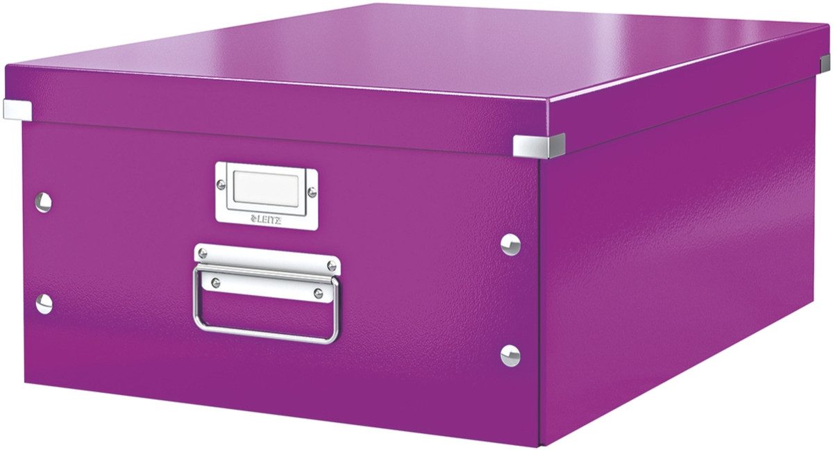 Aufbewahrungsbox Ablagebox Click & Store A3 violett