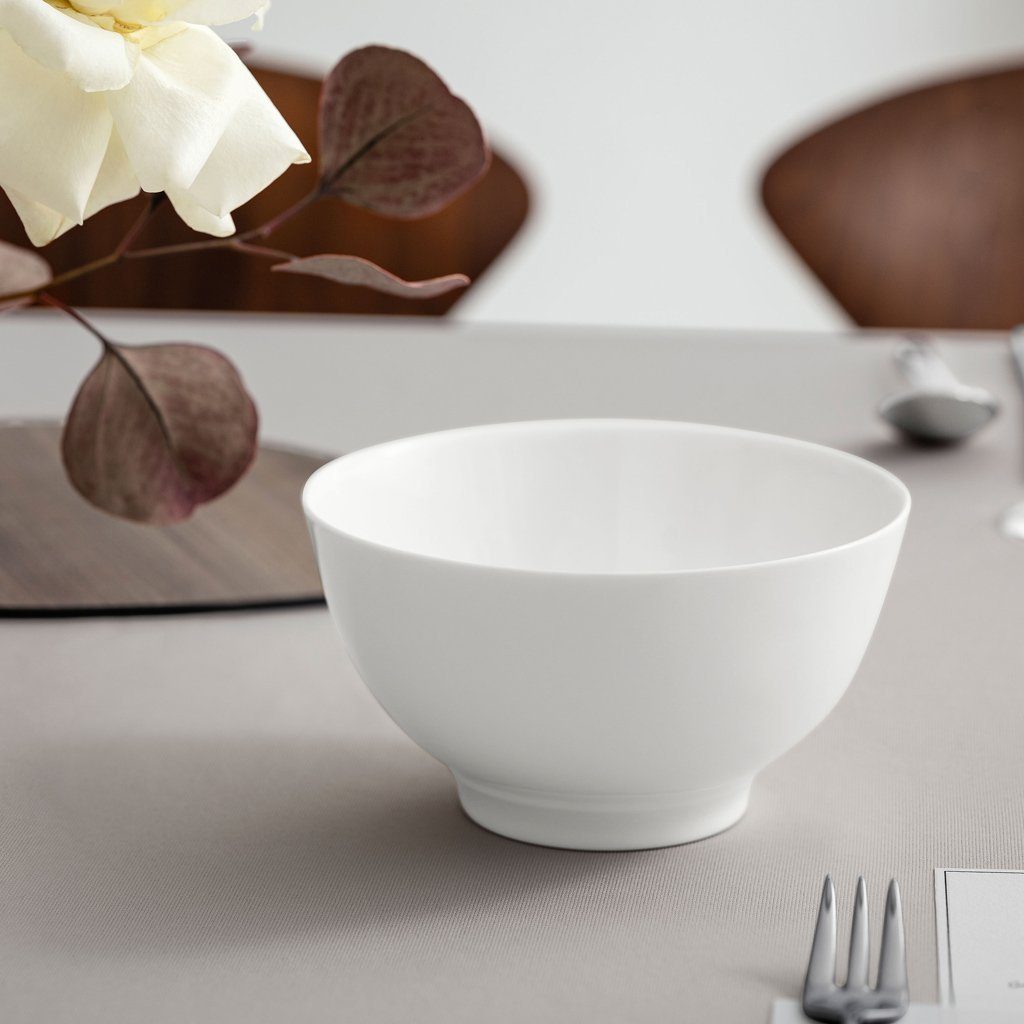 Villeroy & Boch Müslischale Royal Bol, Porzellan, (1-tlg), Premium Bone Porcelain, 1 Stck, mikrowellensicher,spülmaschinenfest, M