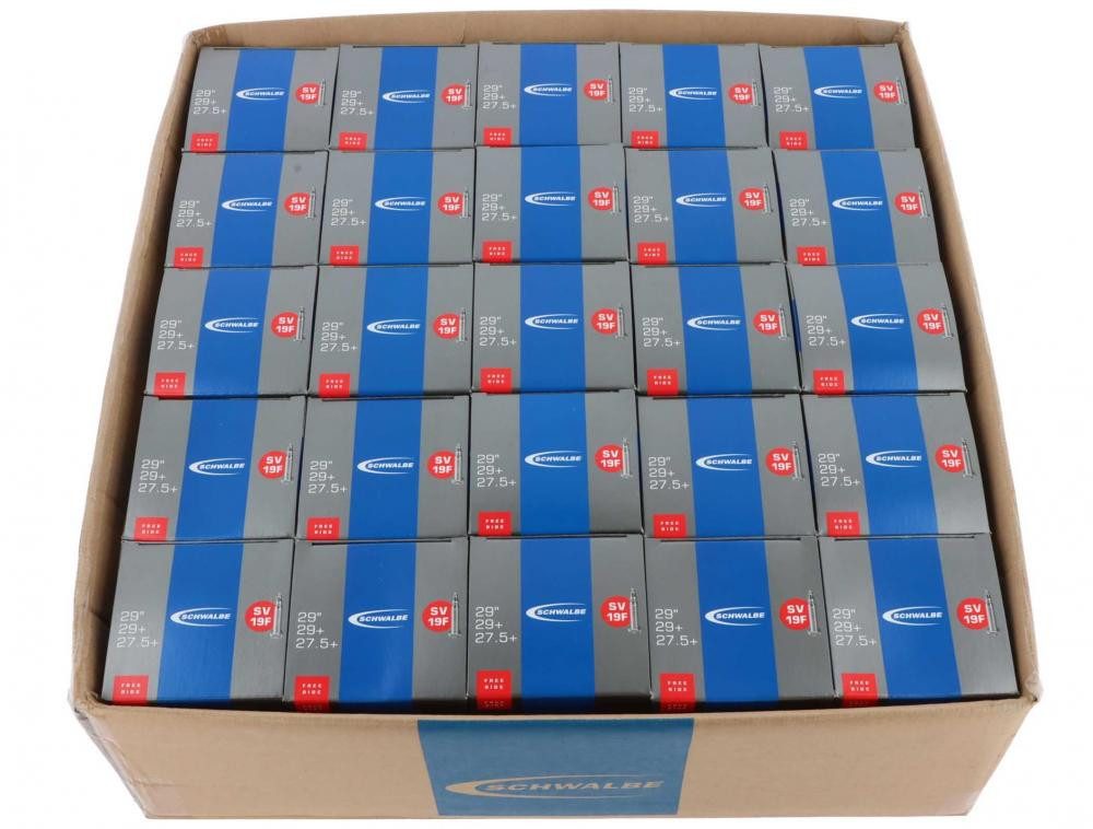 Schwalbe Werkstatt-Set Schwalbe 25x Schlauch SV19F Freeride (54/75-622) - 29 Zoll