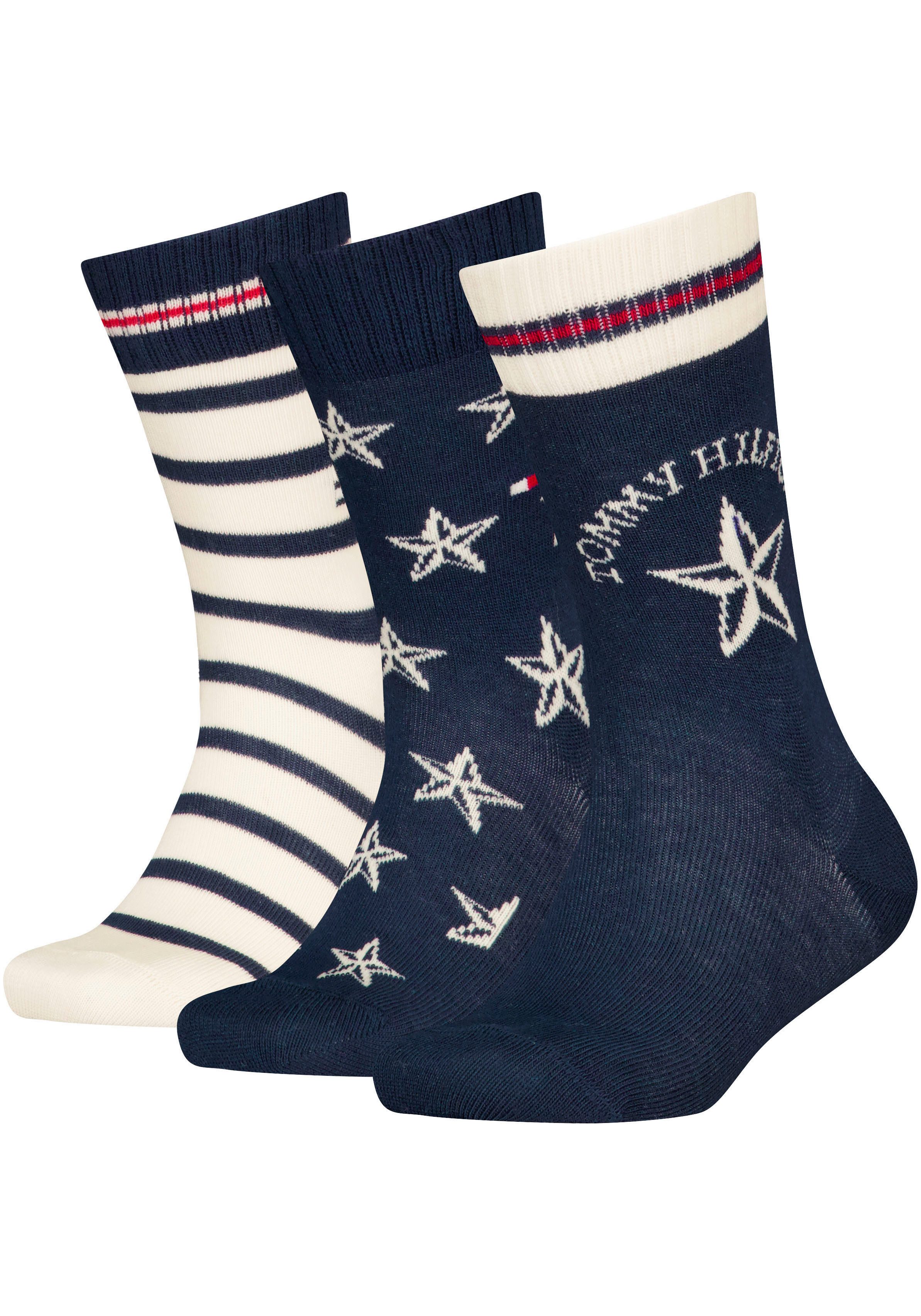 Tommy Hilfiger Socken (3-Paar) mit auffälliger günstig online kaufen
