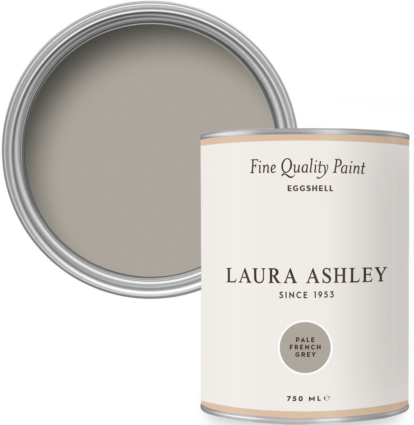 pale Eggshell, VOC LAURA (Nachhaltig), 750 Lack ASHLEY Low ml french grey
