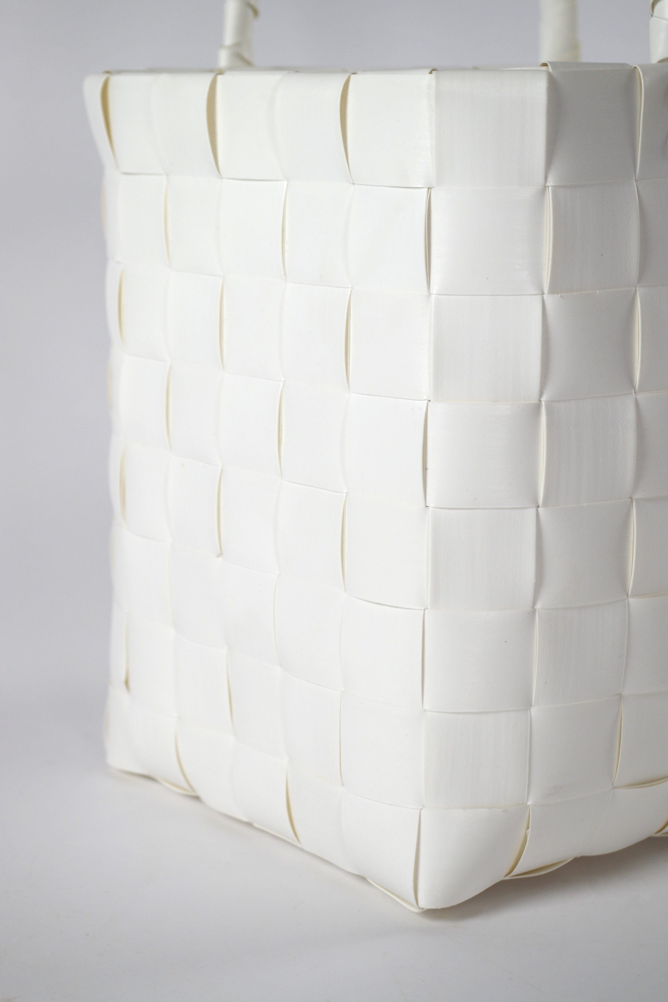 Kobolo Einkaufsshopper Einkaufstasche WHITE XXL 36x22x28/50 cm, 18 l – Bild 4 von 5