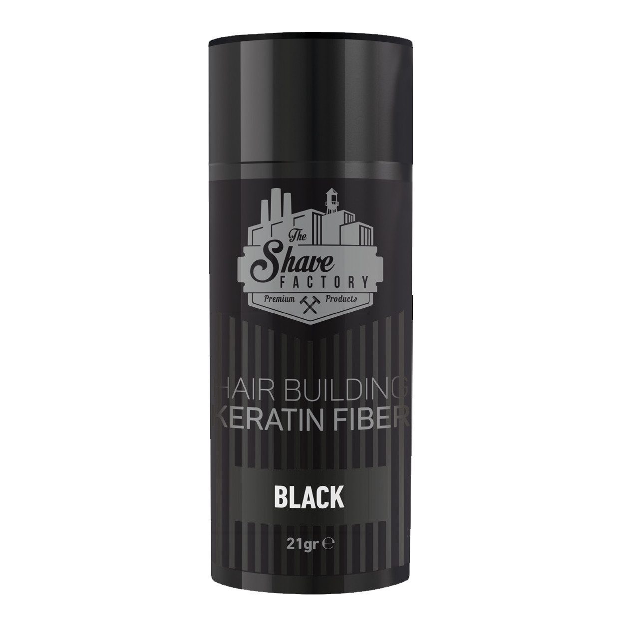 The Shave Factory Haarpuder The Shave Factory Hair Building Keratin Fiber 21g Black