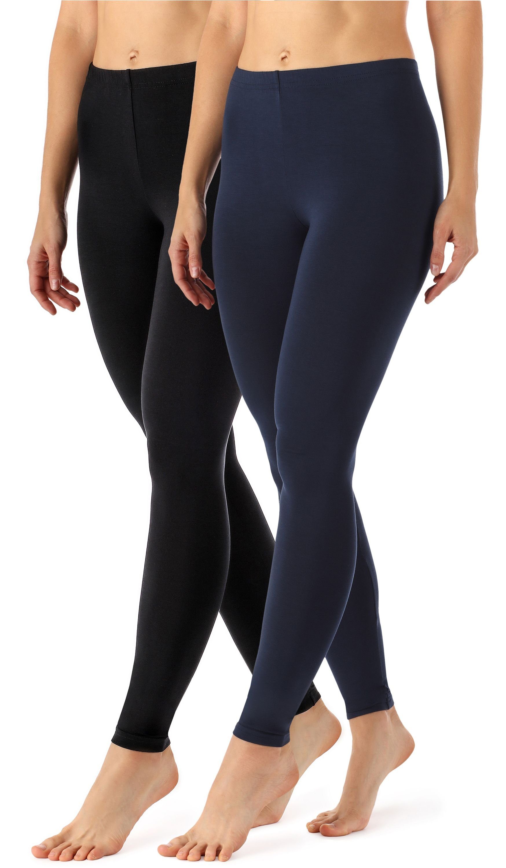 Merry Style Leggings Damen Viskose Hose mit weitem Bein MS10-143 (2-tlg) el günstig online kaufen