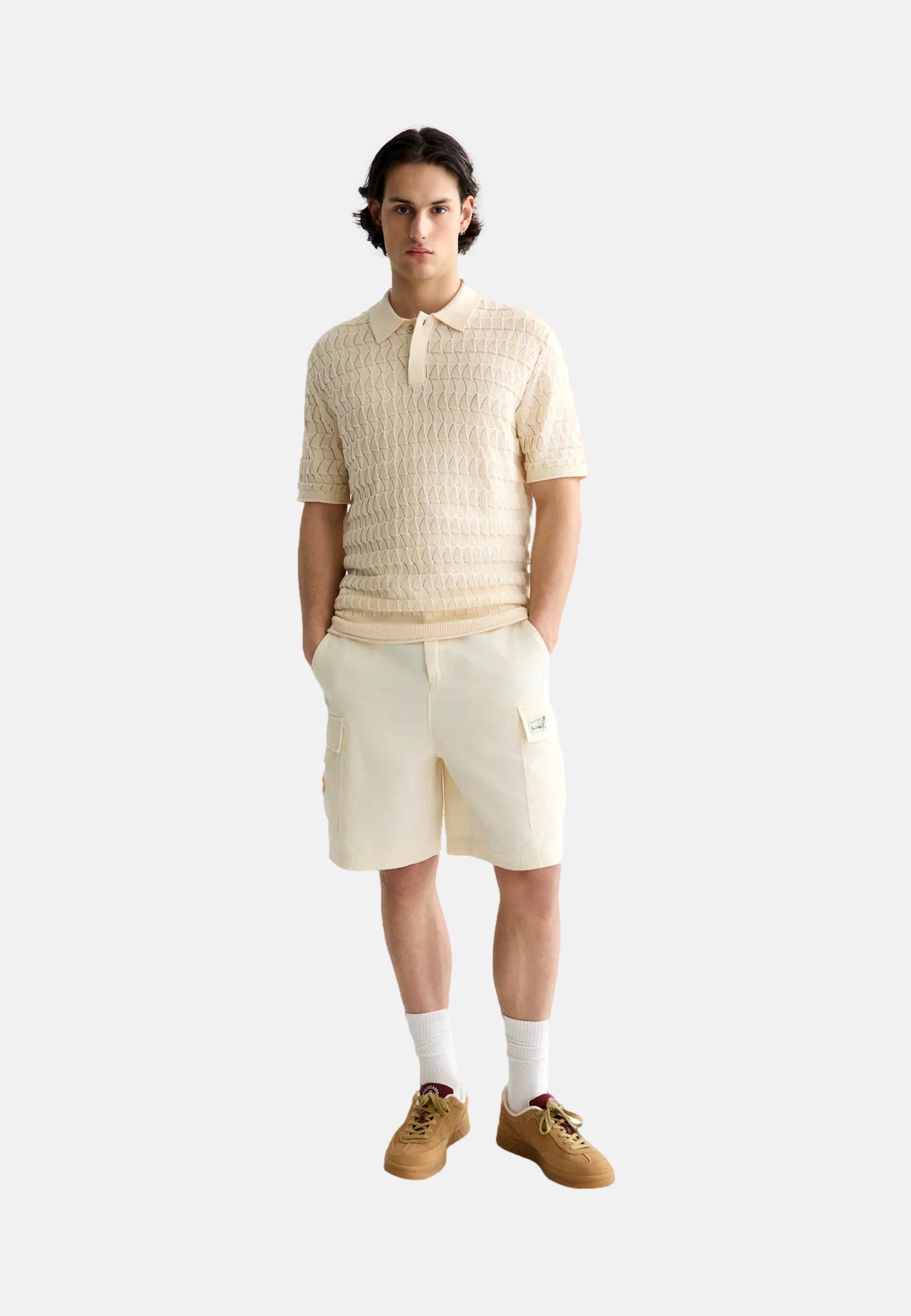 Scotch & Soda Poloshirt Poloshirt Kurzarmshirt mit Polokragen (1-tlg., 1)