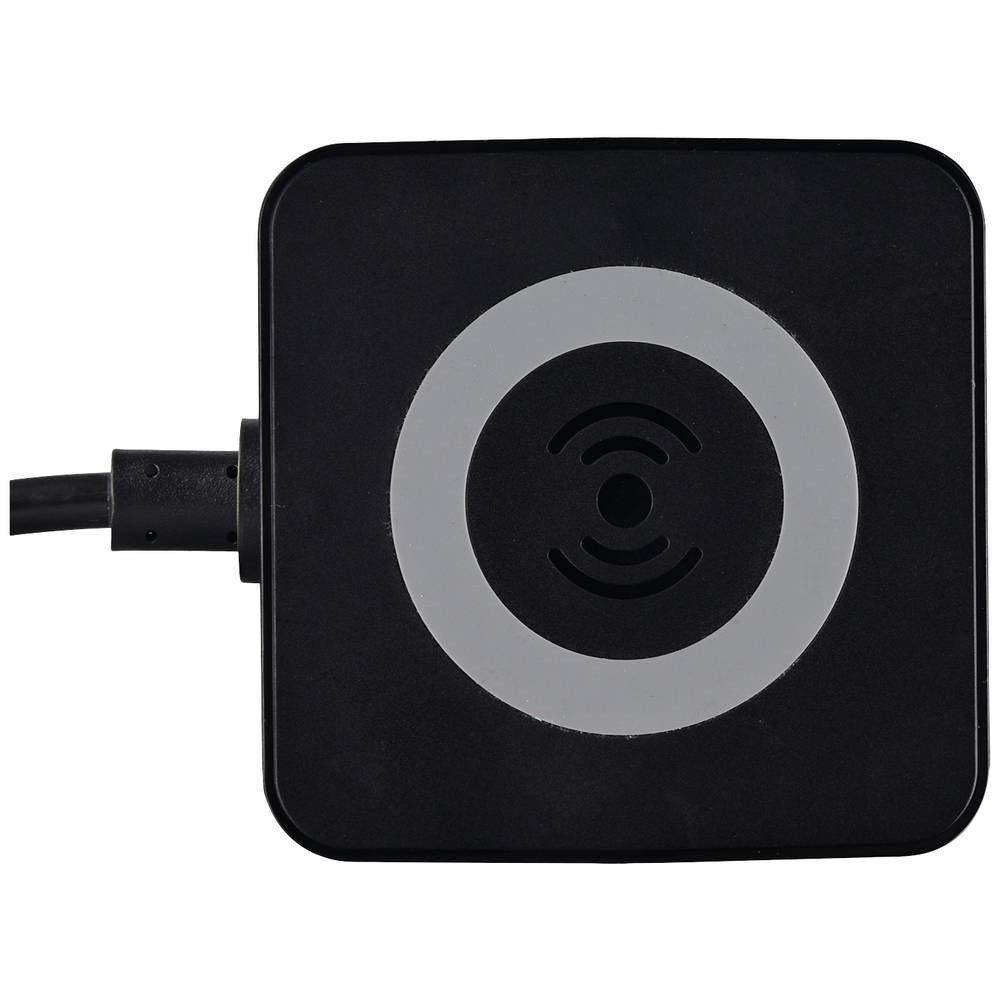 as - Schwabe as - Schwabe Steckdosentower 2-Fach, 230V/16A, QI-Wireless 18220 Steckdosenleiste, mit USB-Ladeausgang, mit QI-Ladefunktion