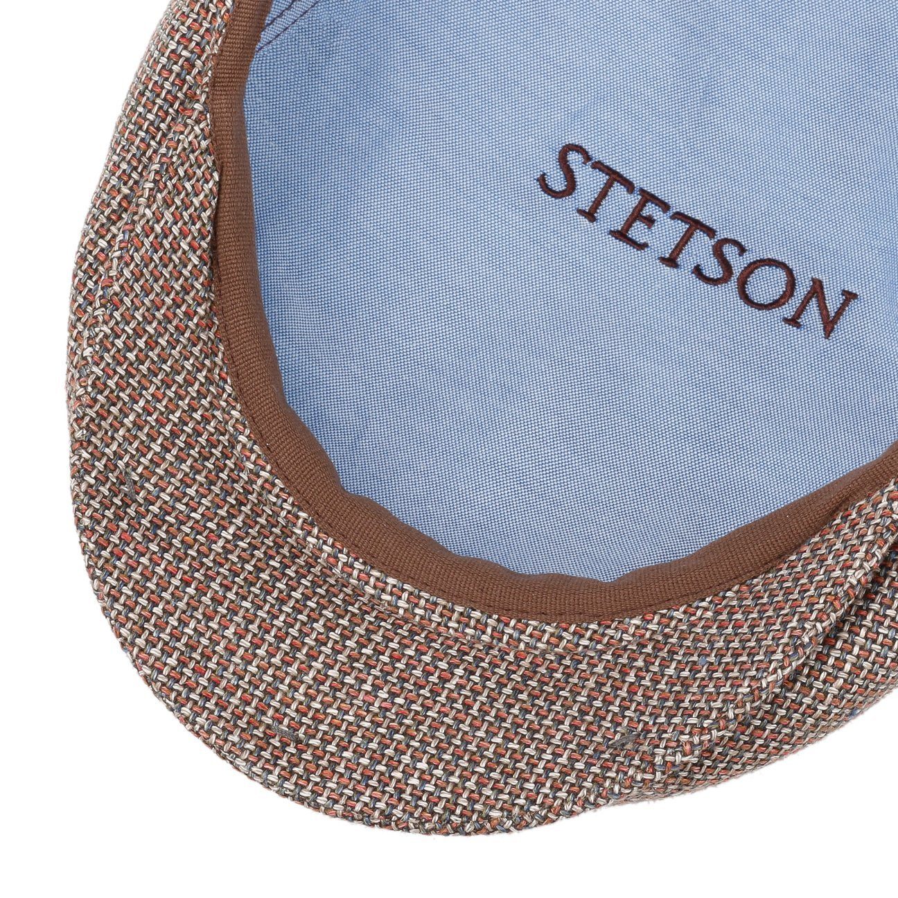 Stetson Flat Cap (1-St) Schirmmütze mit Schirm, Made in the EU