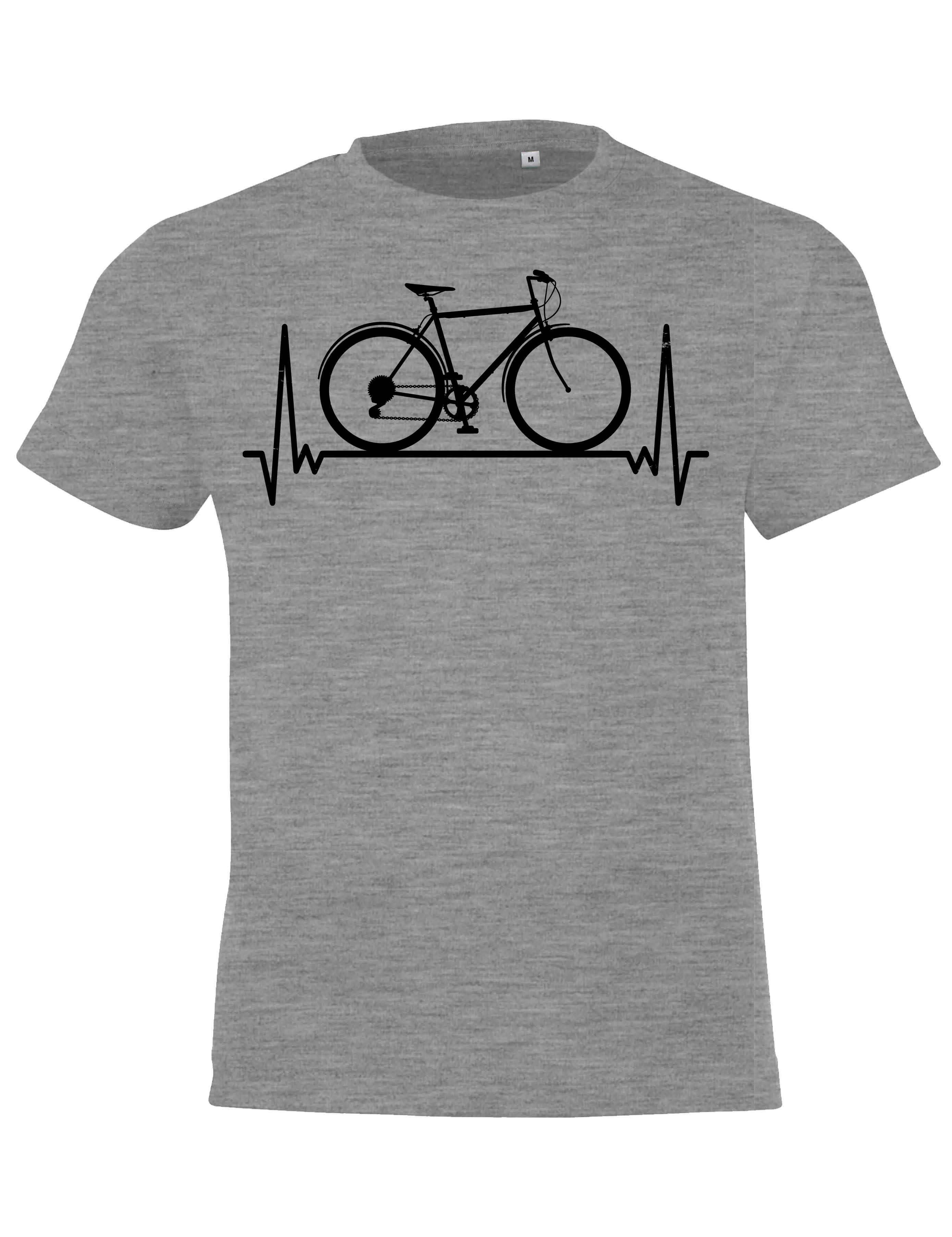 T-Shirt Heartbeat Fahrrad Kinder Shirt