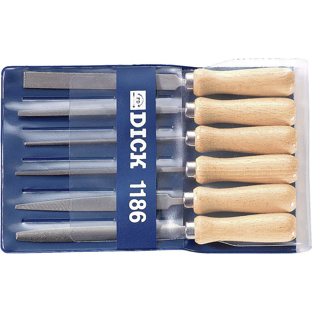 Feile Dick 11861020 Schlüsselfeilen-Satz 6tlg. Hieb-Länge 100 mm 1 Set