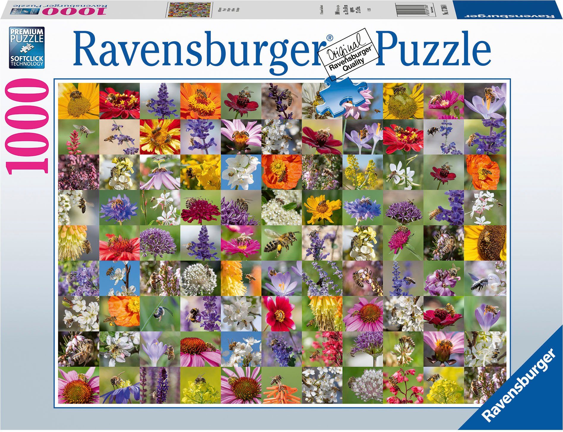 Ravensburger Puzzle 99 Bienen, 1000 Puzzleteile, Made in Germany; FSC® - schützt Wald - weltweit