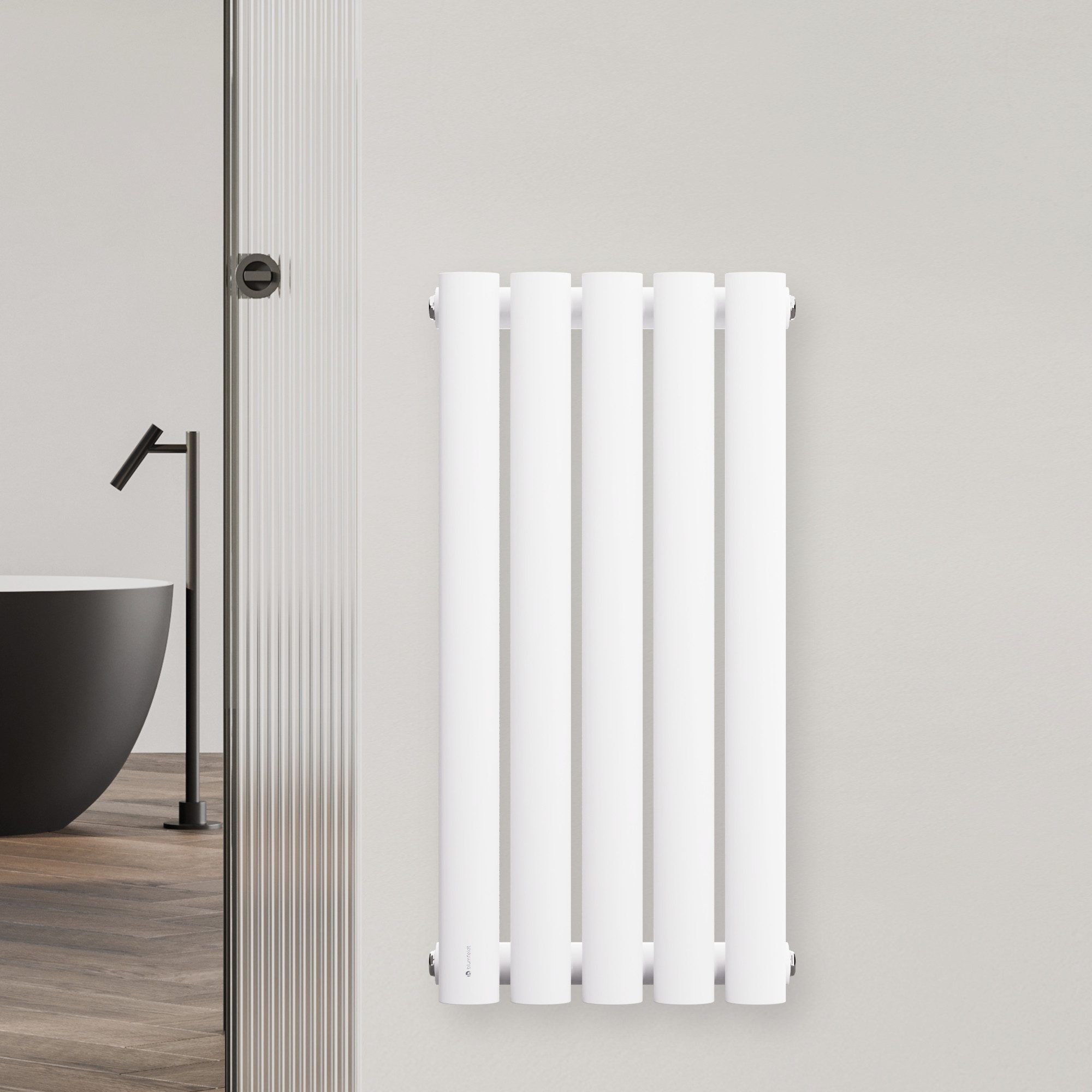 blumfeldt Heizkörper Tallheo, Heizkörper Badzimmer Warmwasser Wandmontage Indoor Heater