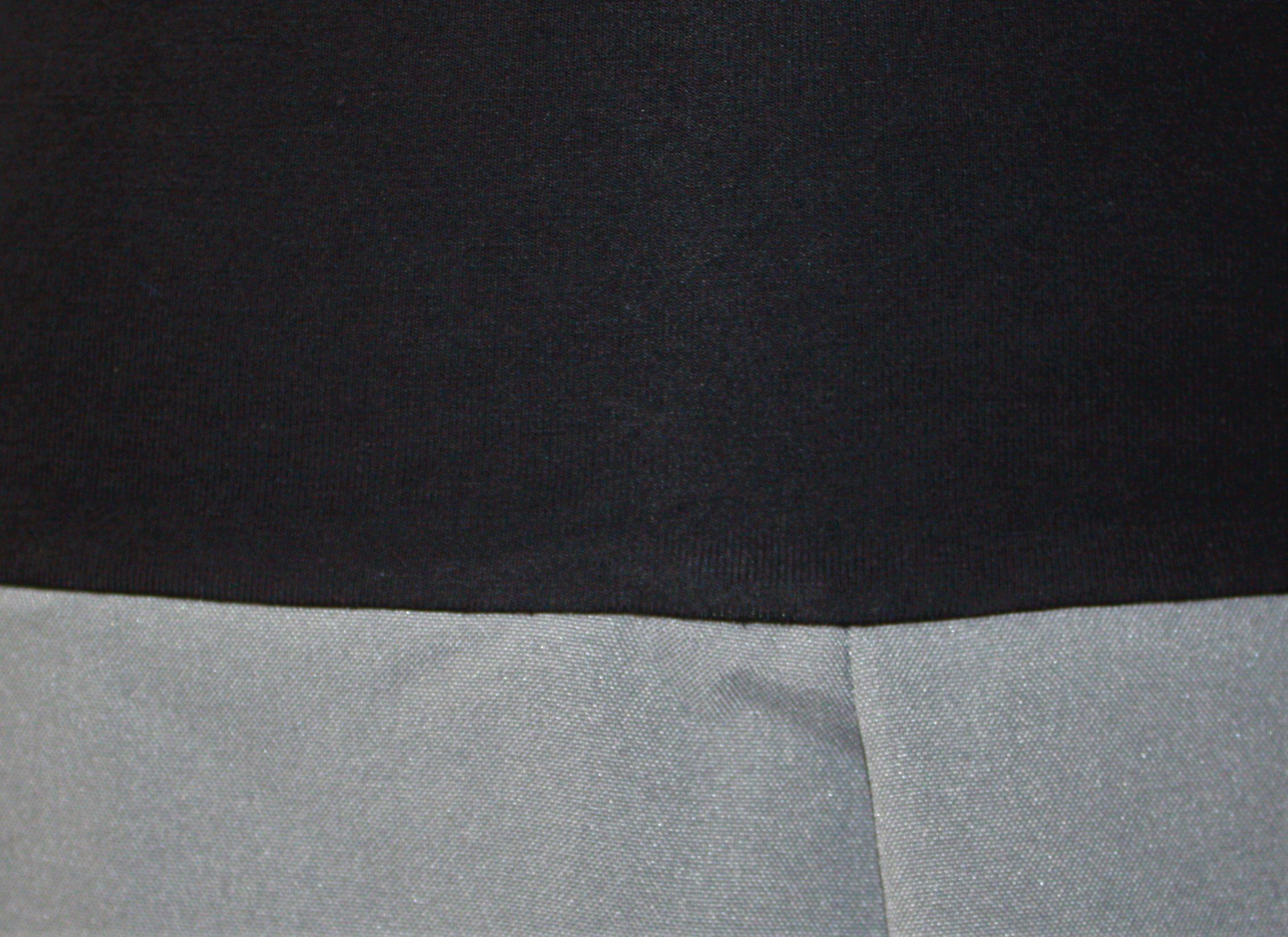 Ecru dunkle Grau design Schwarz Bund elastischer Ballonrock 65cm