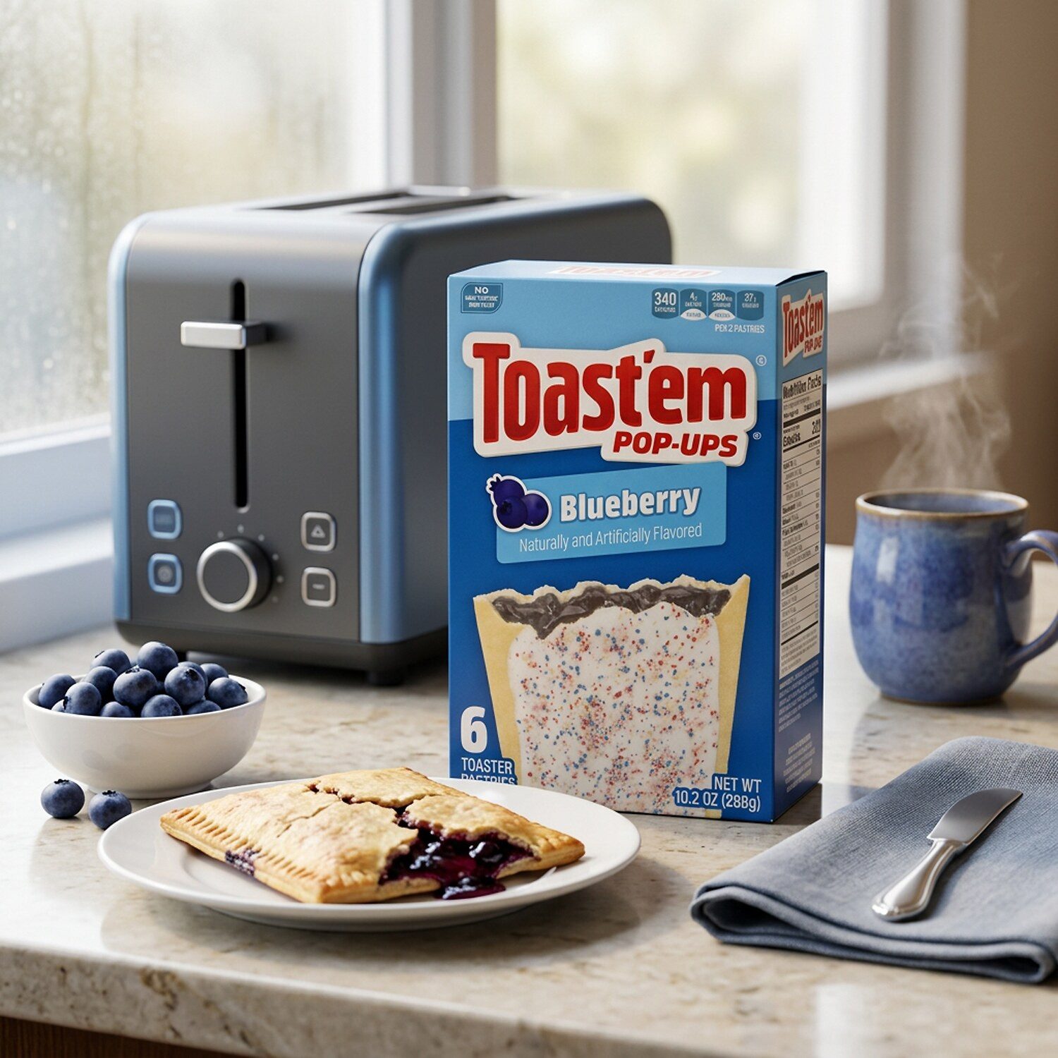 Toast'em Kekse, 1 x 288 g, Frosted Blueberry USA Import