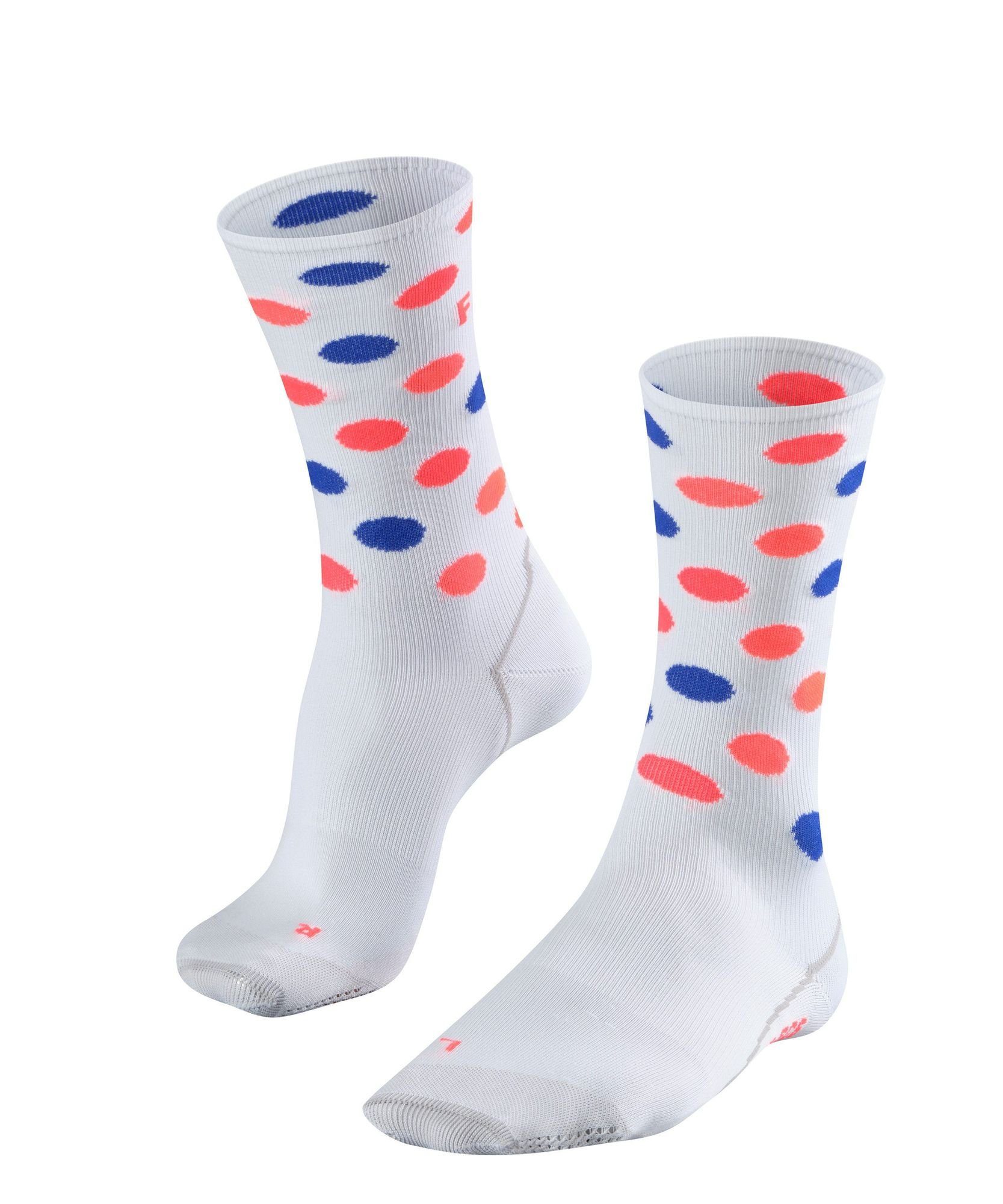 FALKE Socken Falke BC Impulse Dots weiss-blau-rot Socken Unisex