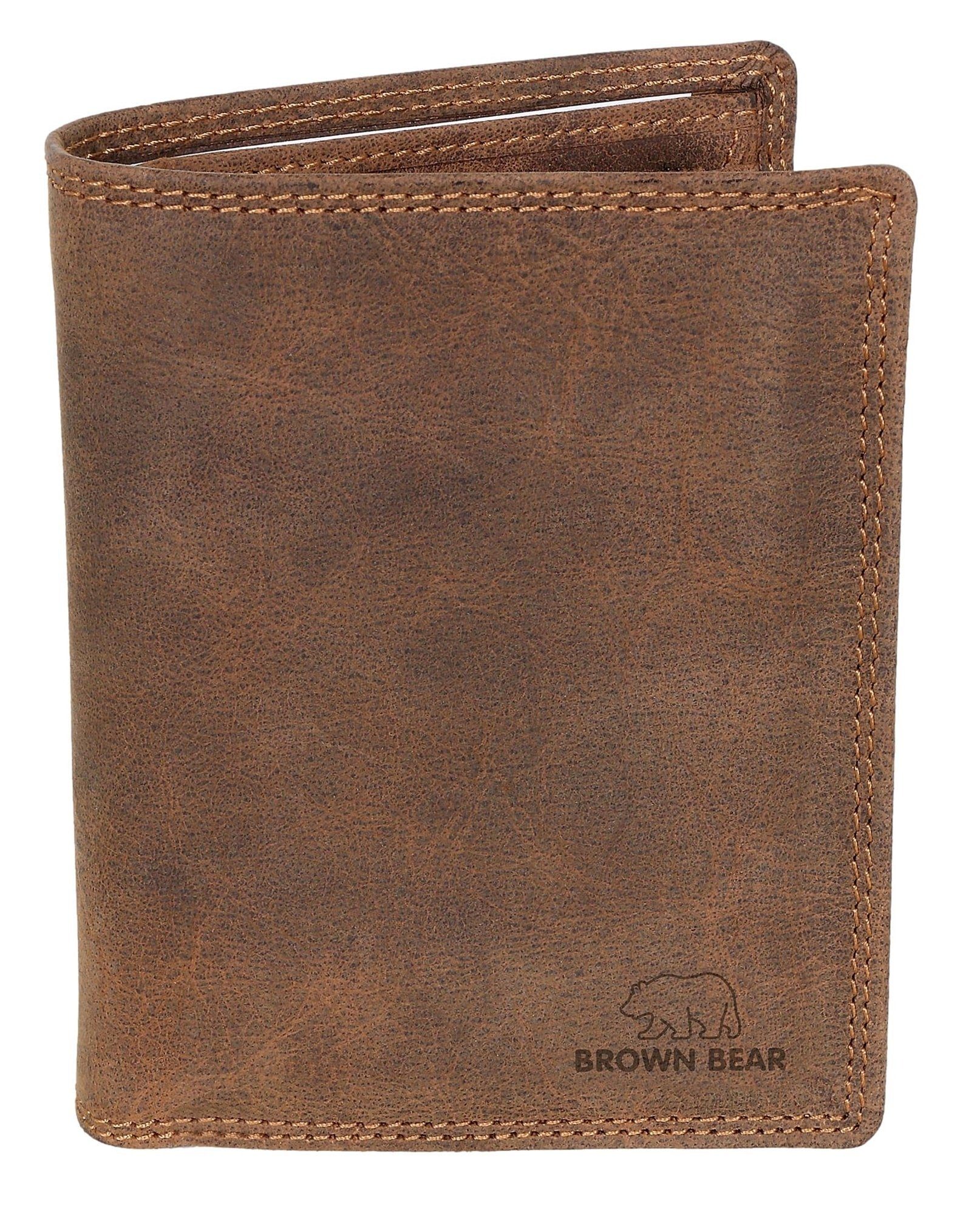 Brown Bear Geldbörse Modell 8005 D LF mit Reißverschlussfach und 11 Kartenf günstig online kaufen