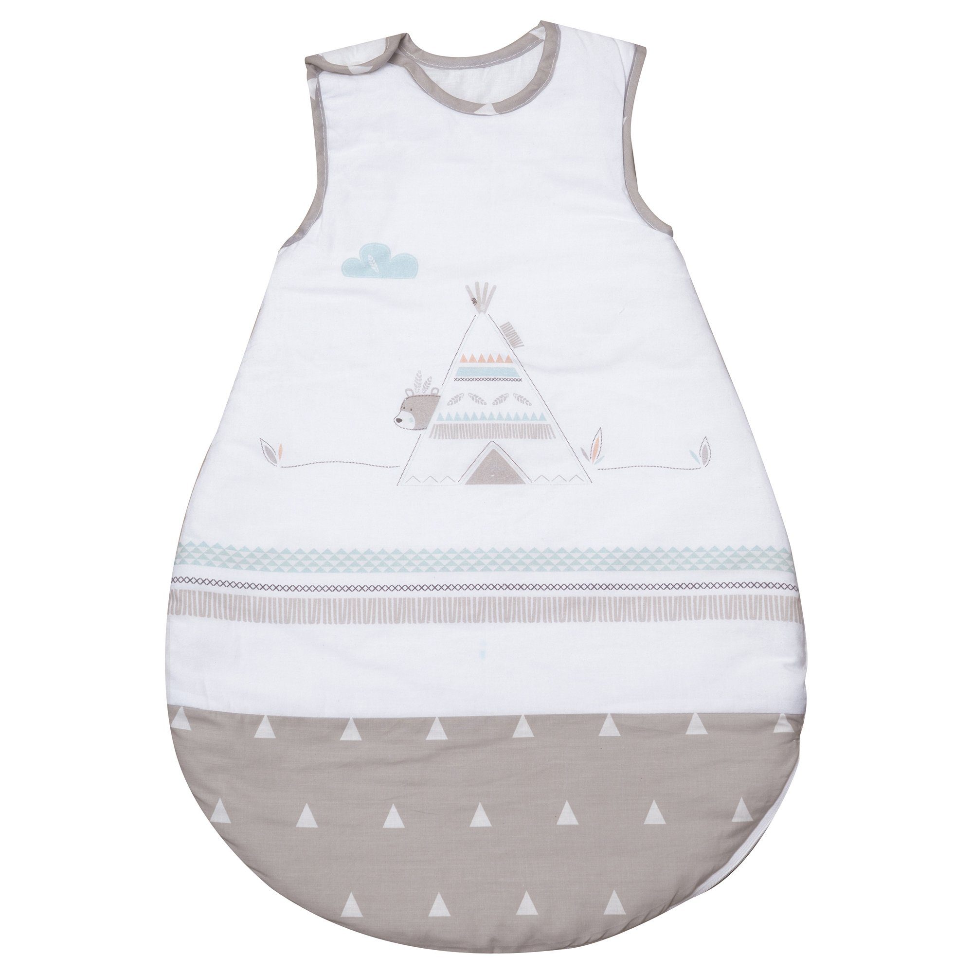 Babyschlafsack aus atmungsaktiver Baumwolle