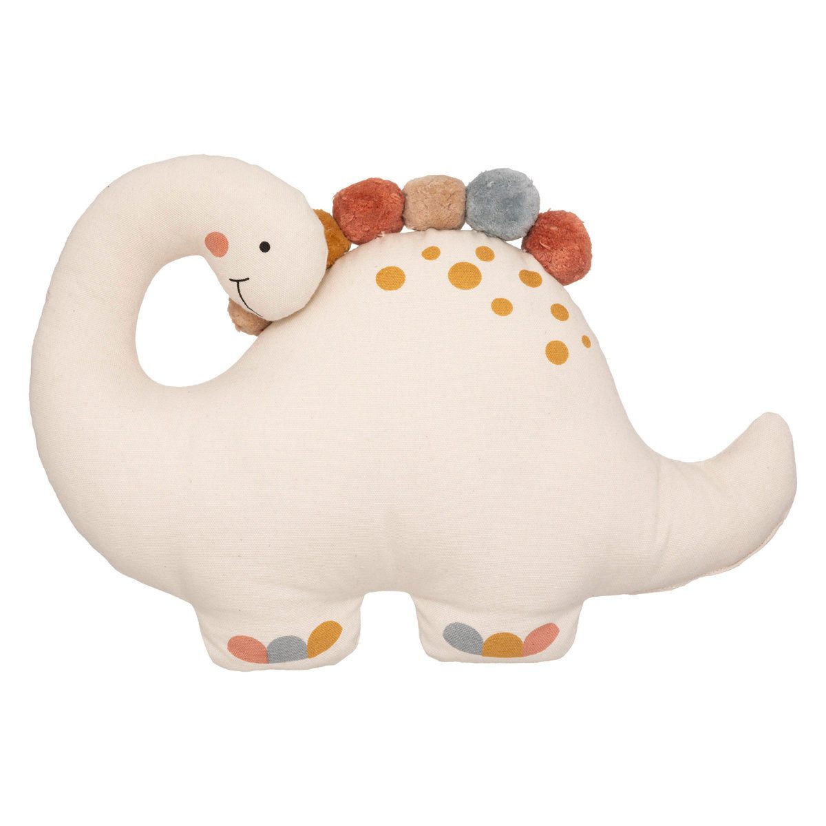 Atmosphera Créateur d'intérieur Dekokissen Dekokissen mit Pompons DINO, Ø 38 cm