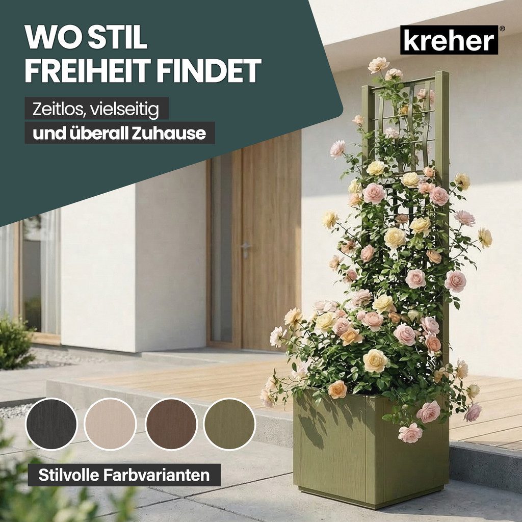 Kreher Spalier 'Ethica' in Struktur Optik (schmale Version) in verschiedenen Farben, 1 St.