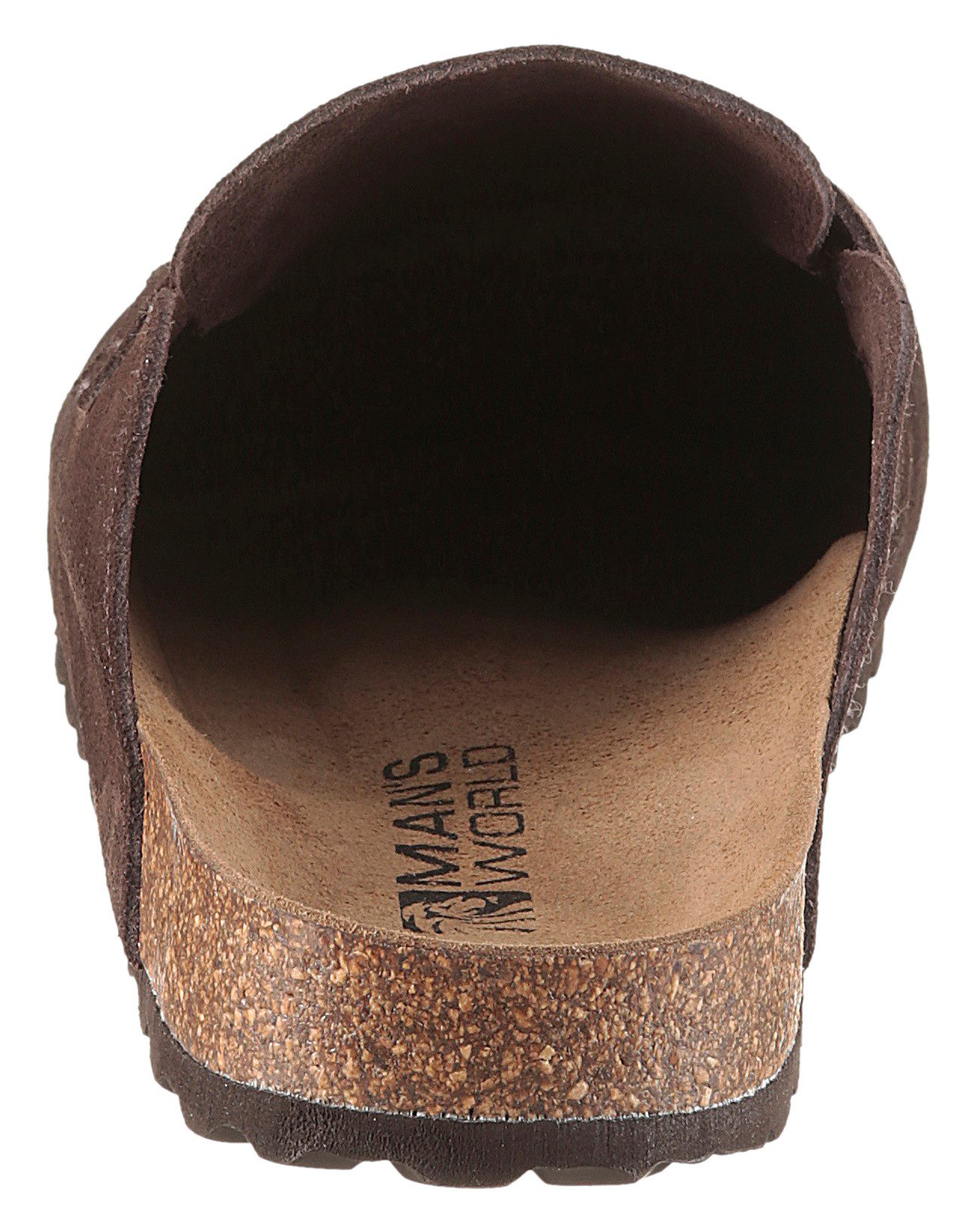 Man's World Clog Schlappen, Sommerschuh, Hausschuh mit ergonomisch geformtem Fußbett