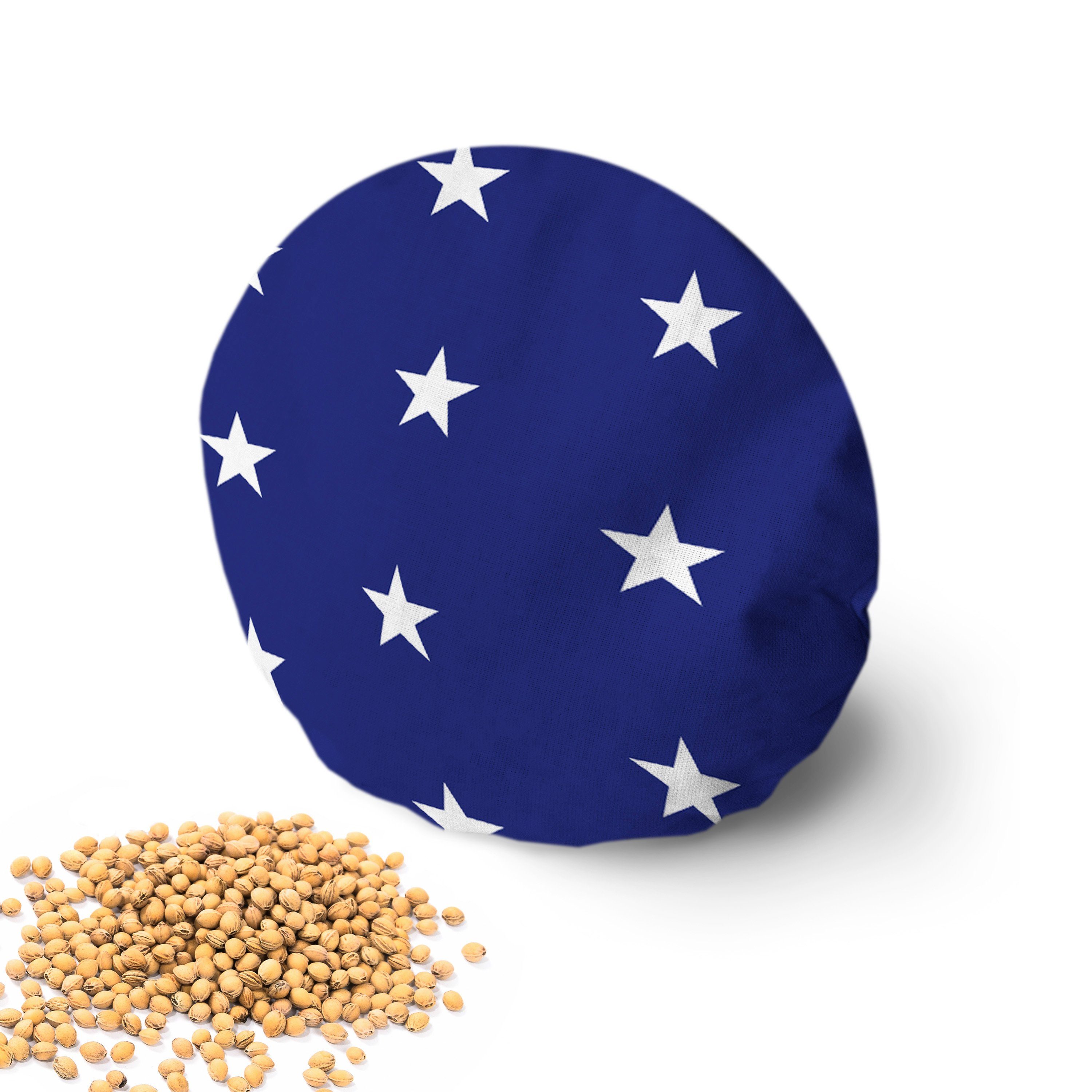 Amilian Kirschkernkissen Mikrowelle - Körnerkissen Nacken Schulter - rund ca. 16 cm, Грелки, Kältekissen, Körnerkissen für die Mikrowelle, Nacken, Schulter, Bein und Bauch.