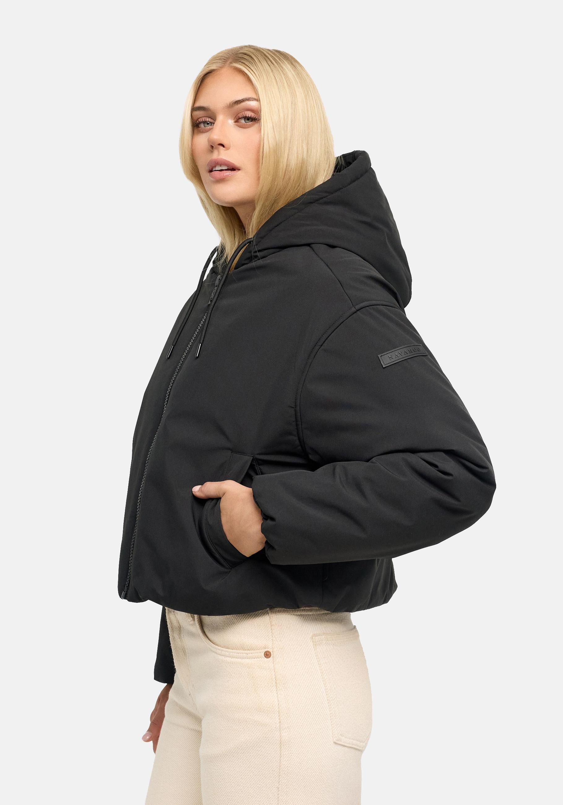 Navahoo Winterjacke Biscuitaa 14 Kurze warme Damenjacke