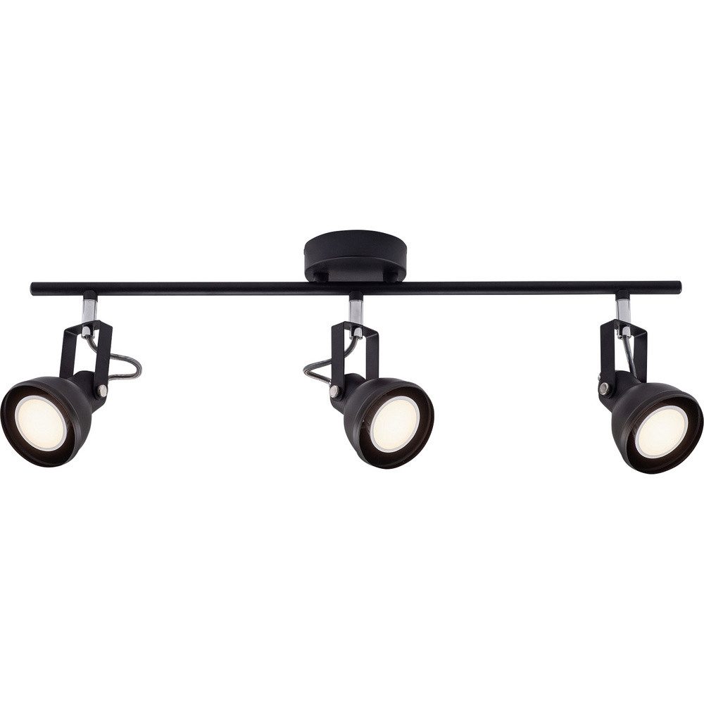 Nordlux Deckenleuchte Nordlux Aslak 3-Spot 45740103 Deckenstrahler GU10 Schwarz