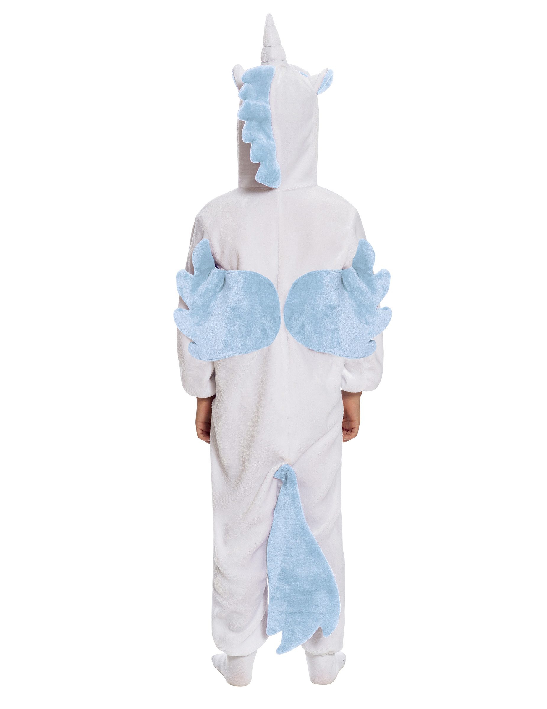 Fiestas Guirca Partyanzug Süsses Einhorn-Kinderkostüm weiss-blau