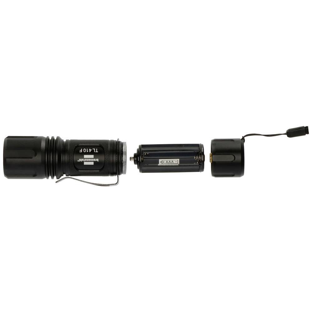 LuxPremium Taschenlampe LED Brennenstuhl 350lm, mit Handschlaufe Fokus, LED-Taschenlampe 3xAAA,