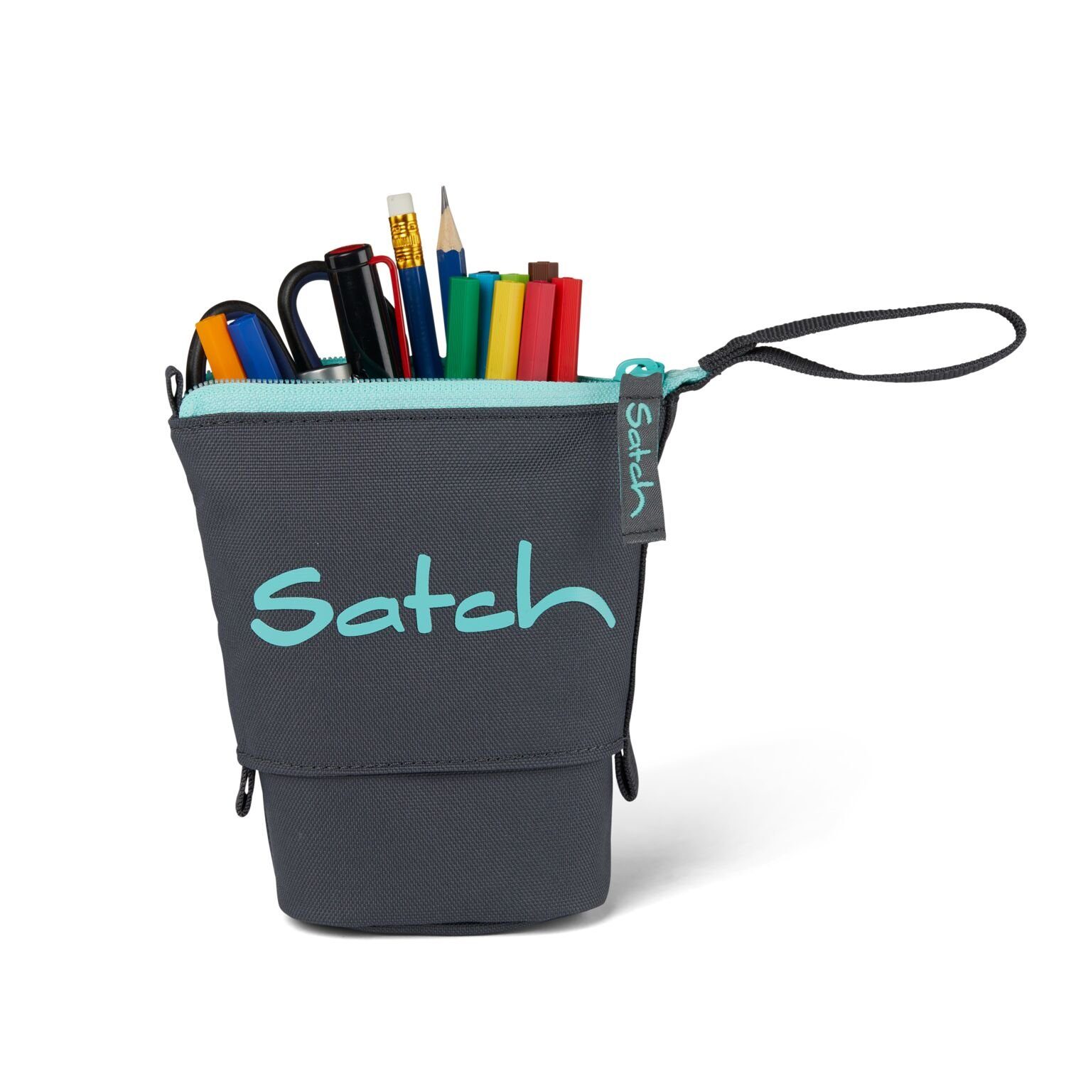 Satch Schulranzen Pencil Slider Mint Phantom (1 Stück), Mäppchen, Stifthalter, Etui