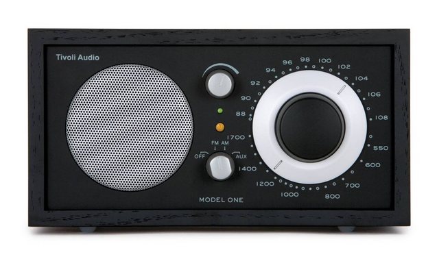 Tivoli Audio »Model ONE Radio Schwarz schwarz silber« UKW Radio (AM Tuner,FM UKW Tuner,AUX,Kopfhöreranschluss,Retro Radio)  - Onlineshop OTTO