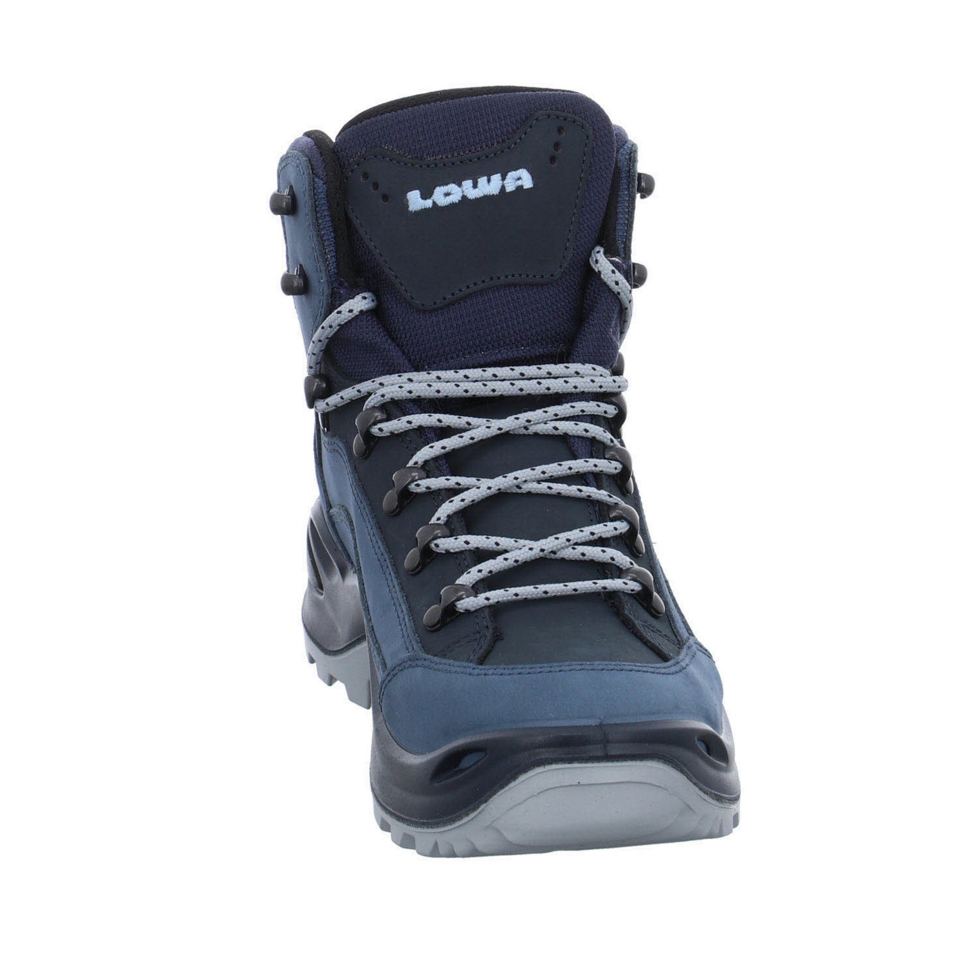 Lowa Damen Schuhe Outdoor Outdoorschuh mid blue Renegade Outdoorschuh smoke GTX Leder-/Textilkombination
