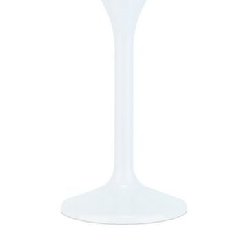 relaxdays Sektglas Sektgläser Kunststoff 12er Set, Kunststoff, Weiß