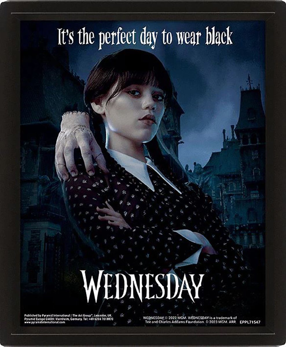PYRAMID Poster Wednesday 3D Poster Perfect Day 20 x 25 cm