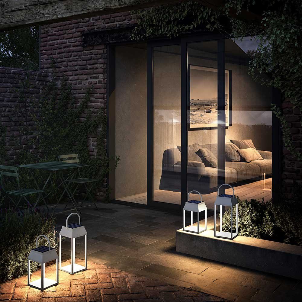 Sapporo Mantra Gartenleuchte Solarleuchte Outdoor IP65 Weiß