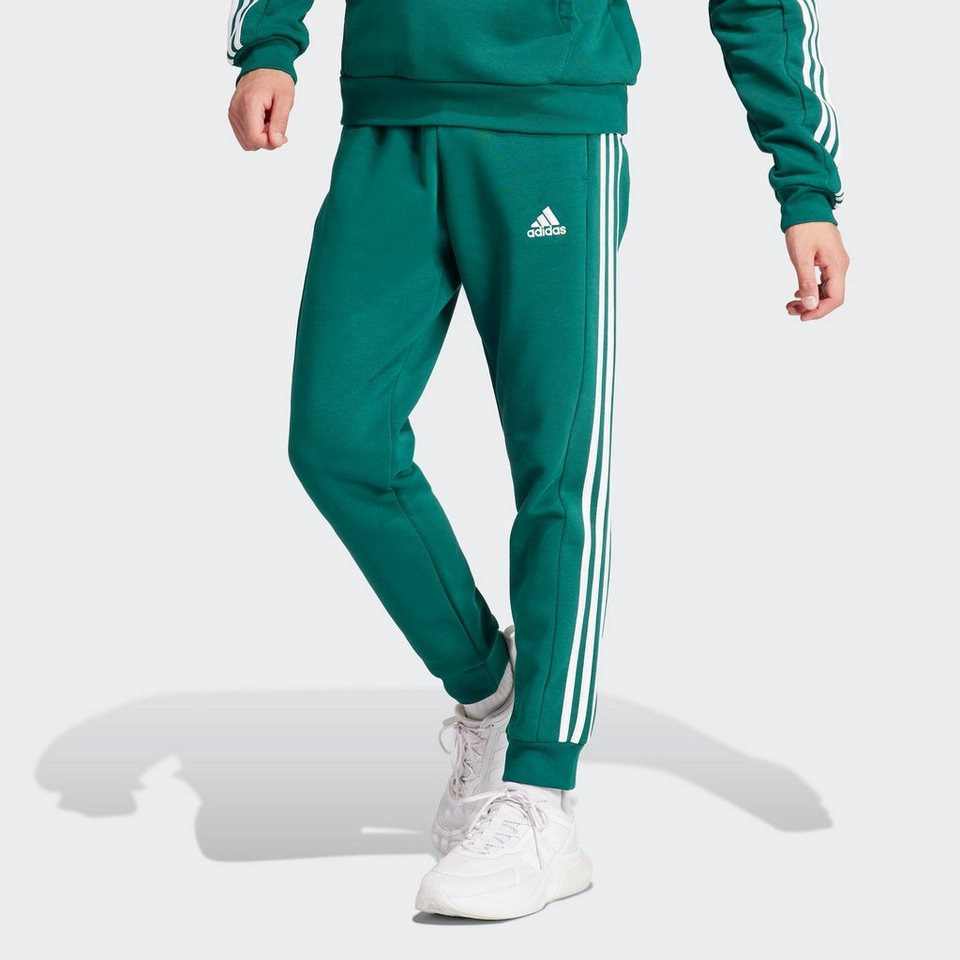 adidas Sportswear Sporthose ESSENTIALS 3STREIFEN TAPERED CUFF HOSE (1-tlg),  Eine weiche Hose mit recycelten und erneuerbaren