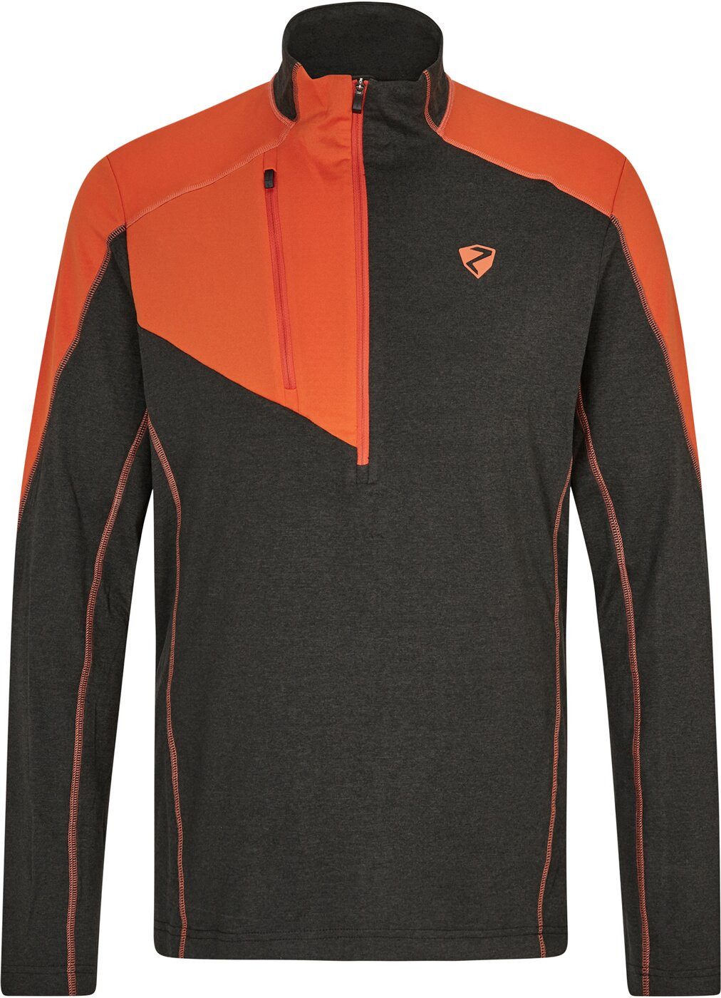 Rollkragenshirt JAPVO man (underlayer) burnt orange