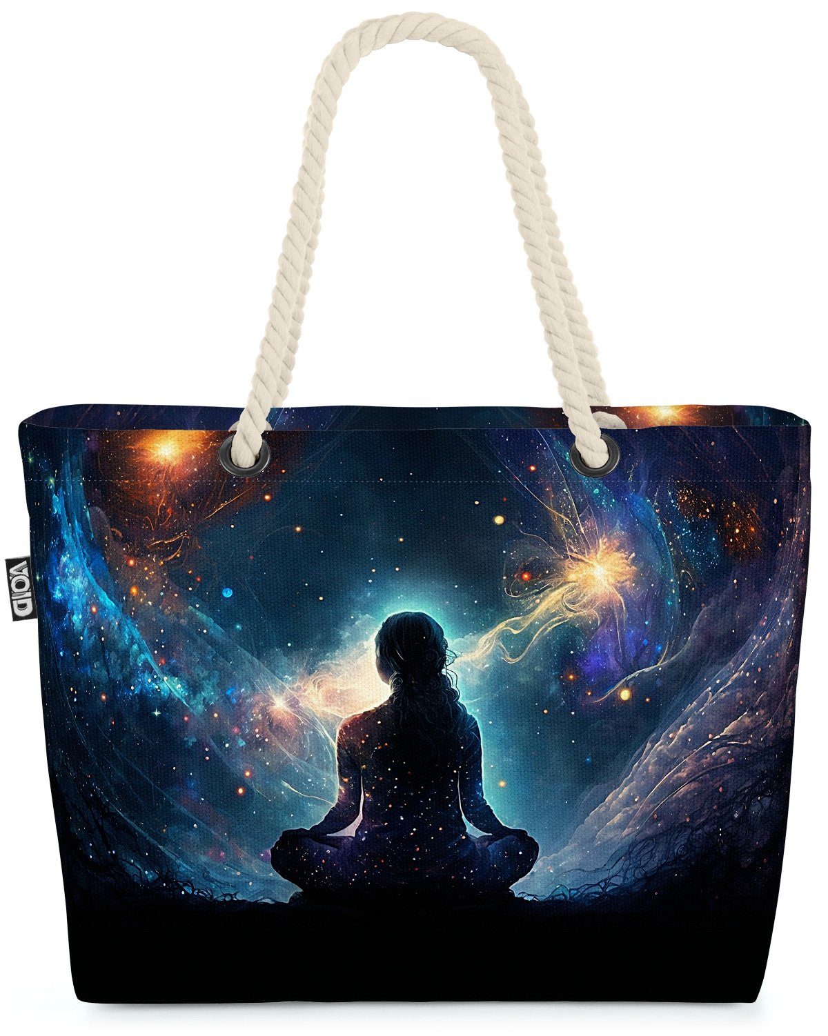 Strandtasche Yoga VOID Universum galaxie ent Spirit gott meditation (1-tlg), meditieren wellness