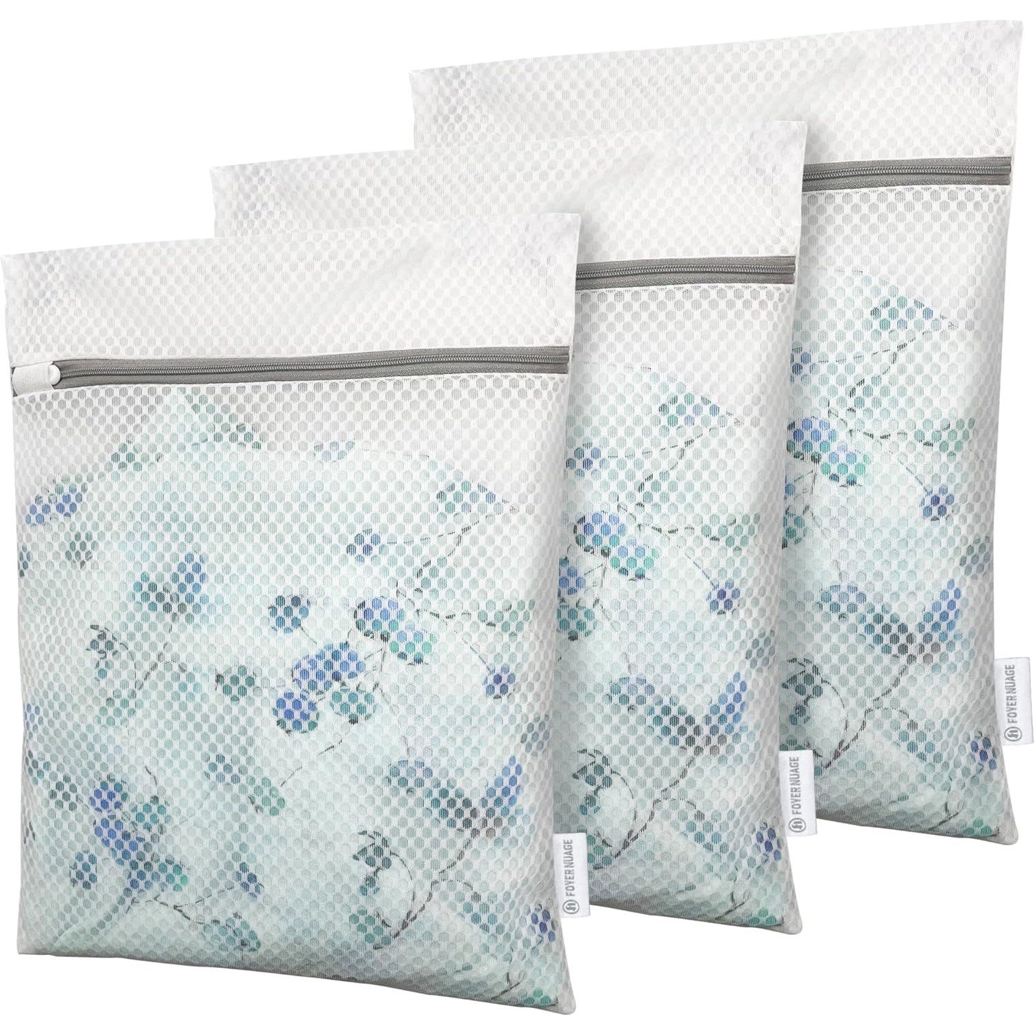 STILVORA Wäschesäckchen 3er Verstärkter Wäschesack Waschbeutel für Waschmaschine und Trockner,(30 x 40 cm Mit Reißverschluss, 3-St., Reisen Mesh Waschbeutel Laundry Bag 3 Stück), für Empfindliches Mäntel Bluse Schuhe BH Socken Pullover Babykleidung