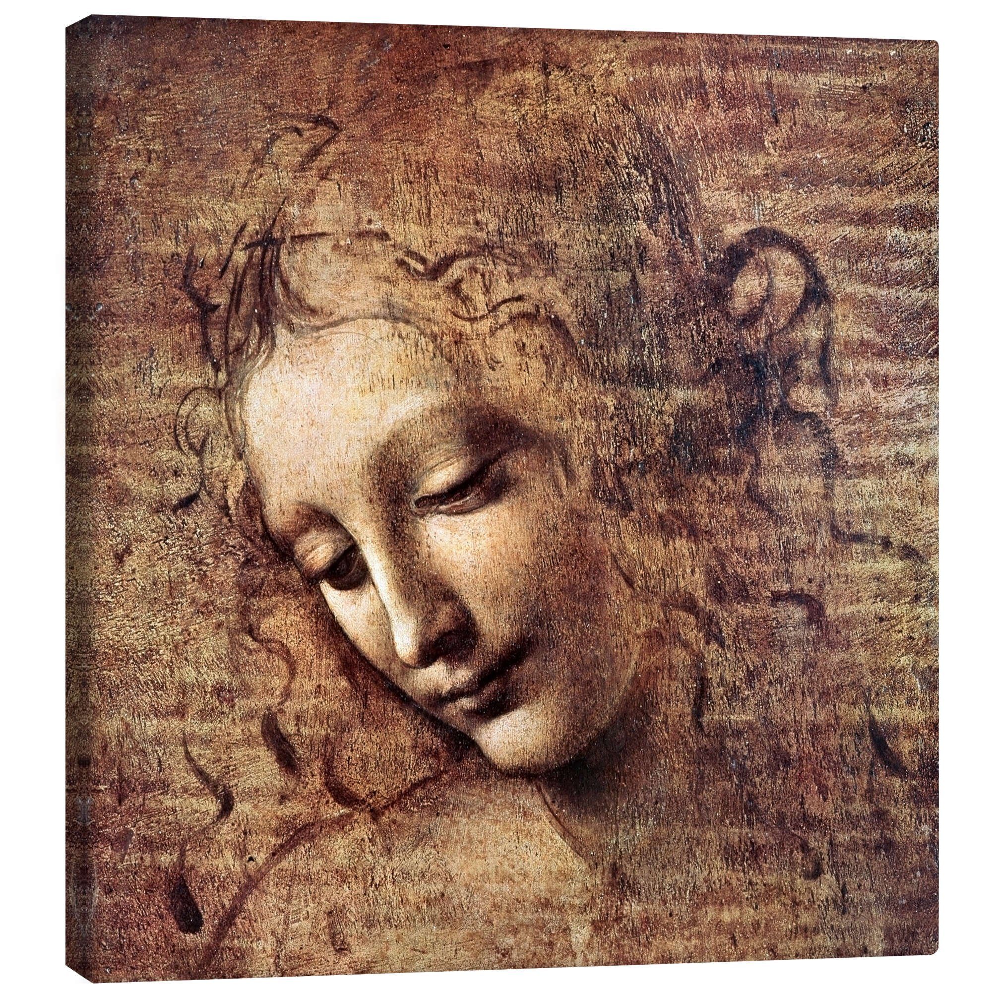 Posterlounge Wandbild Die Scapigliata, Leonardo da Vinci, erhältlich als Po günstig online kaufen