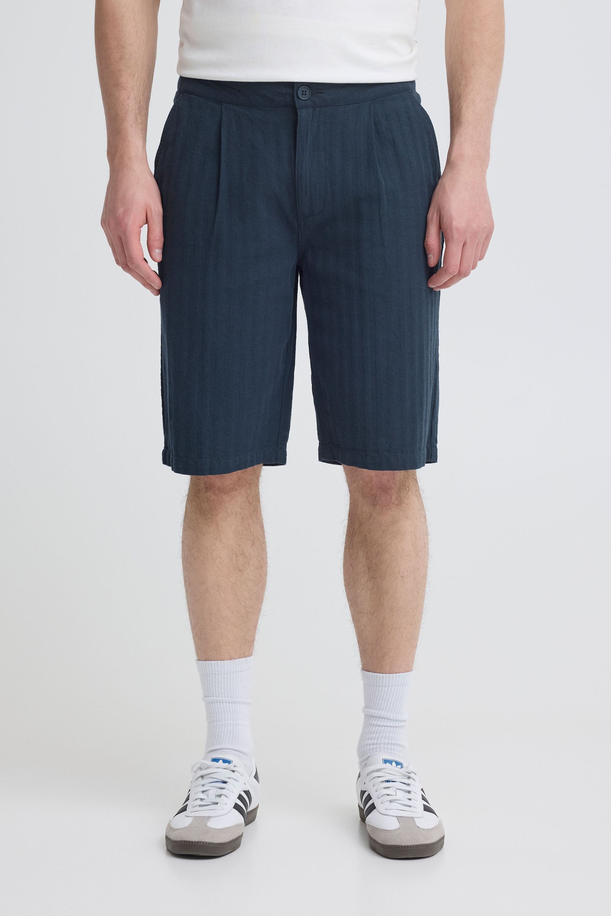 Blend Chinoshorts BHMorgan Linen Mix Pleated Modische Shorts mit Bundfalten