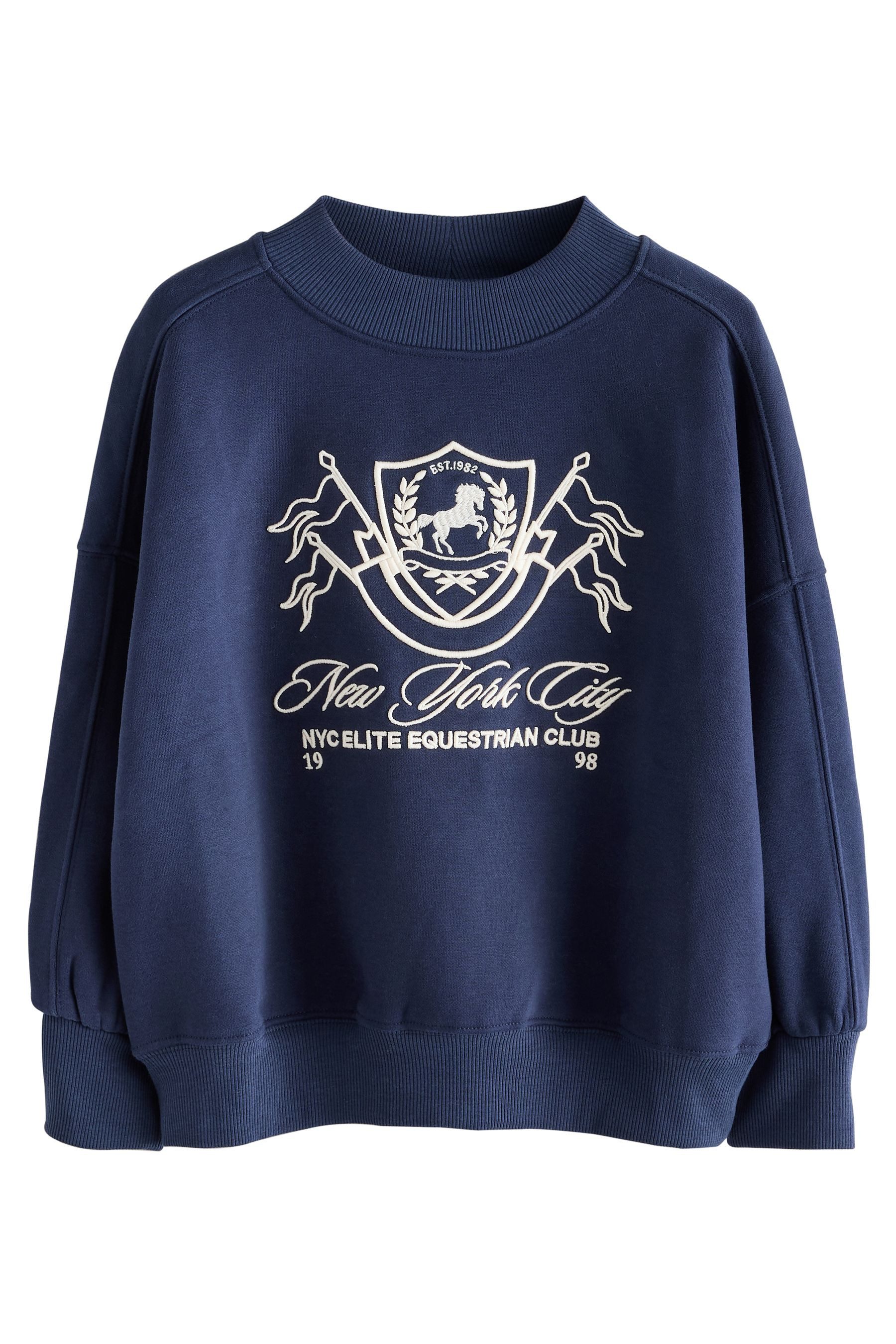 Next Sweater Sweatshirt mit Slogan (1-tlg)