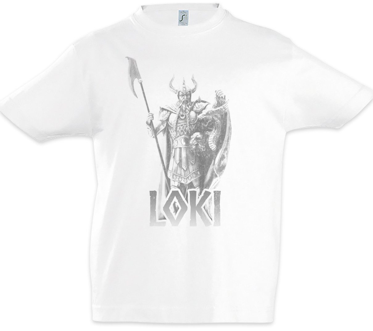 Print-Shirt Loki Kinder T-Shirt Wikinger Vikings Walhalla Odhin Thor Asgard