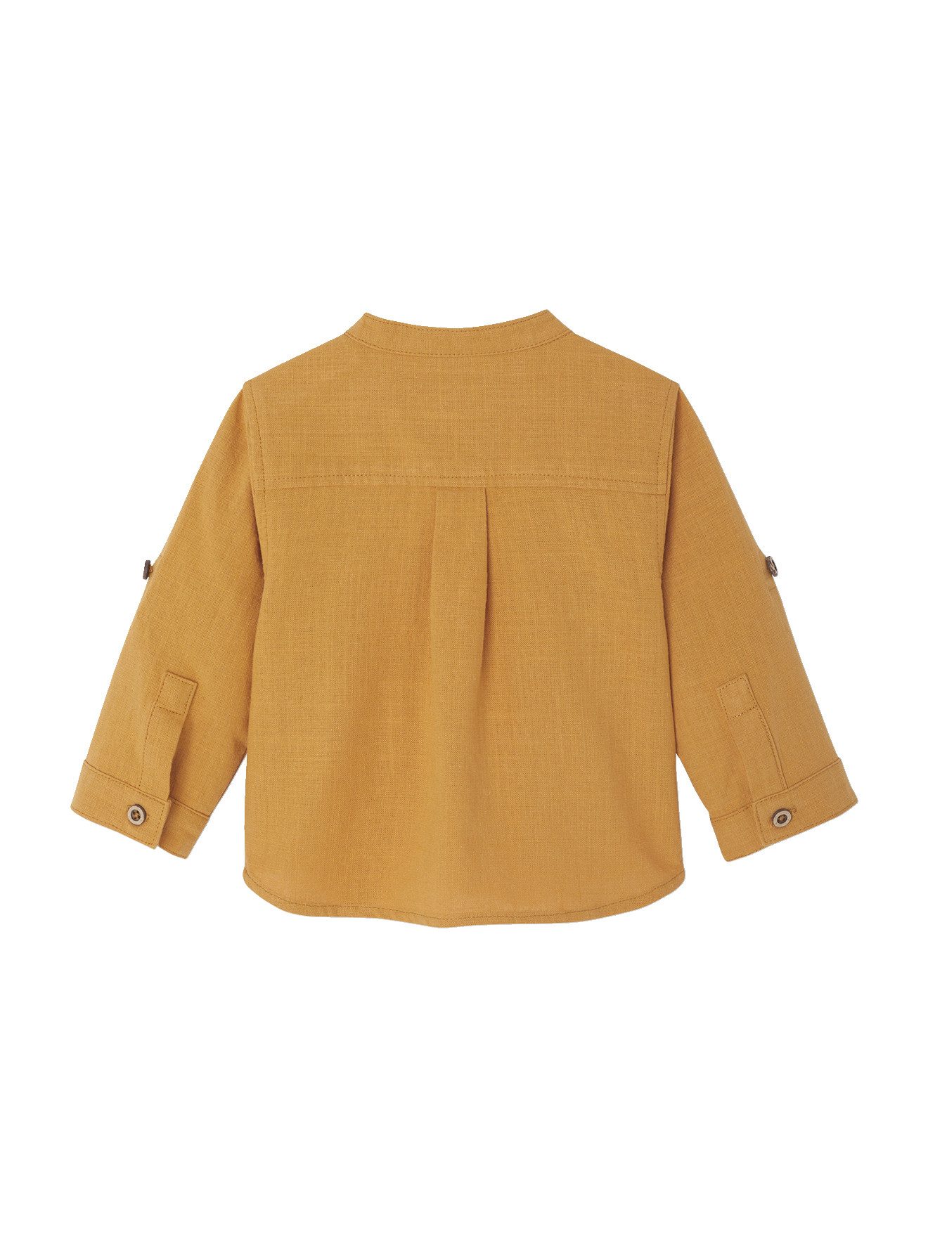 vertbaudet Langarmhemd Baby Hemd mit Ärmeln zum Krempeln