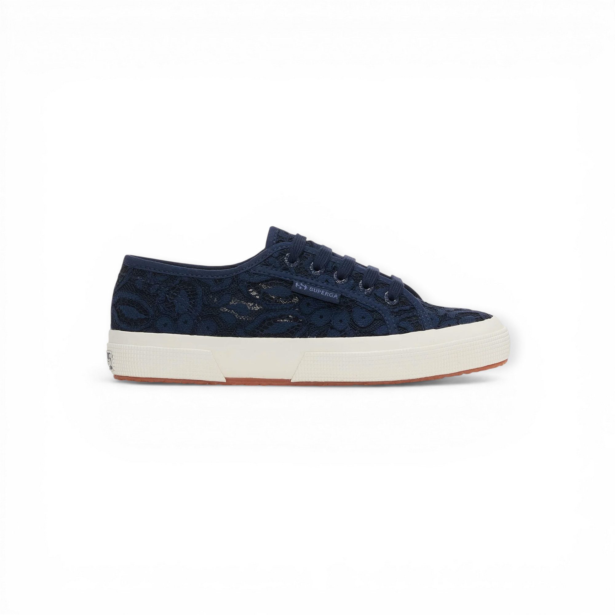 Superga Pizzo Macrame 2750 navyblau Damen Sneaker