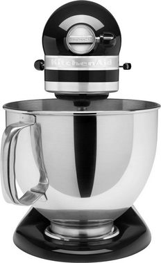 KitchenAid Küchenmaschine 5KSM175PSEOB+KSMVSA ONYX BLACK, 300 W, 4,8 l Schüssel, Gratis Gemüseschneider und 3 Trommeln (Wert ca. 129,-UVP)