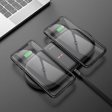 HOCO 2 in 1 10W Dual Qi Wireless Charger Induktives Ladegrät Fast Charger Wireless Charger